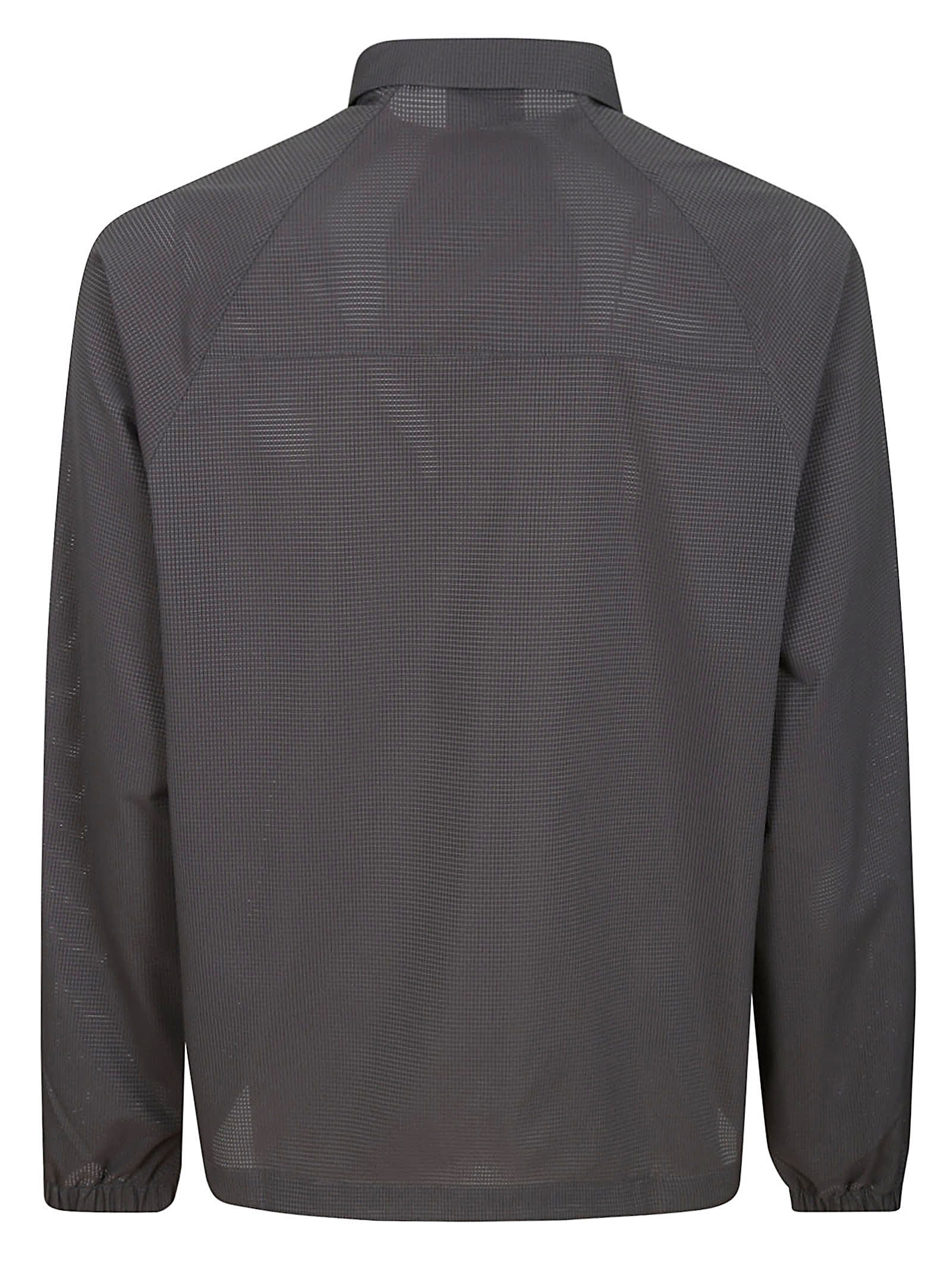 Shop Roa Perforated Shirt In Graphite