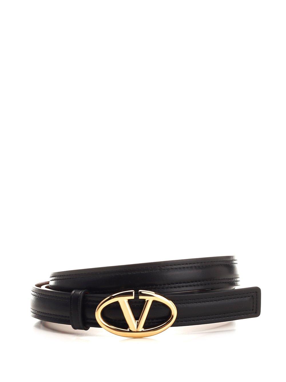 Valentino Garavani The Bold Edition Vlogo Signature Belt In Black