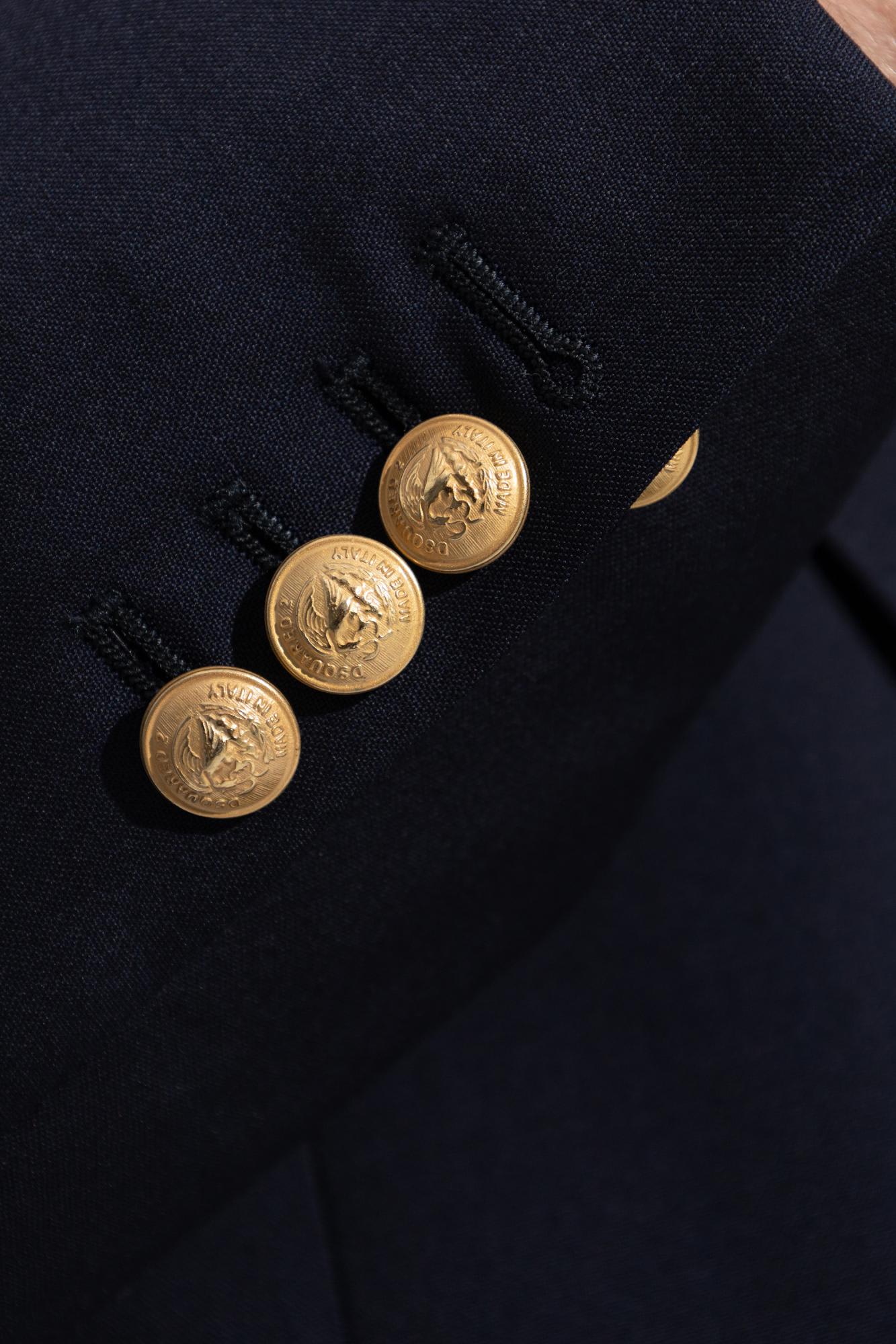 Dsquared2 Single-breasted Blazer In Blue