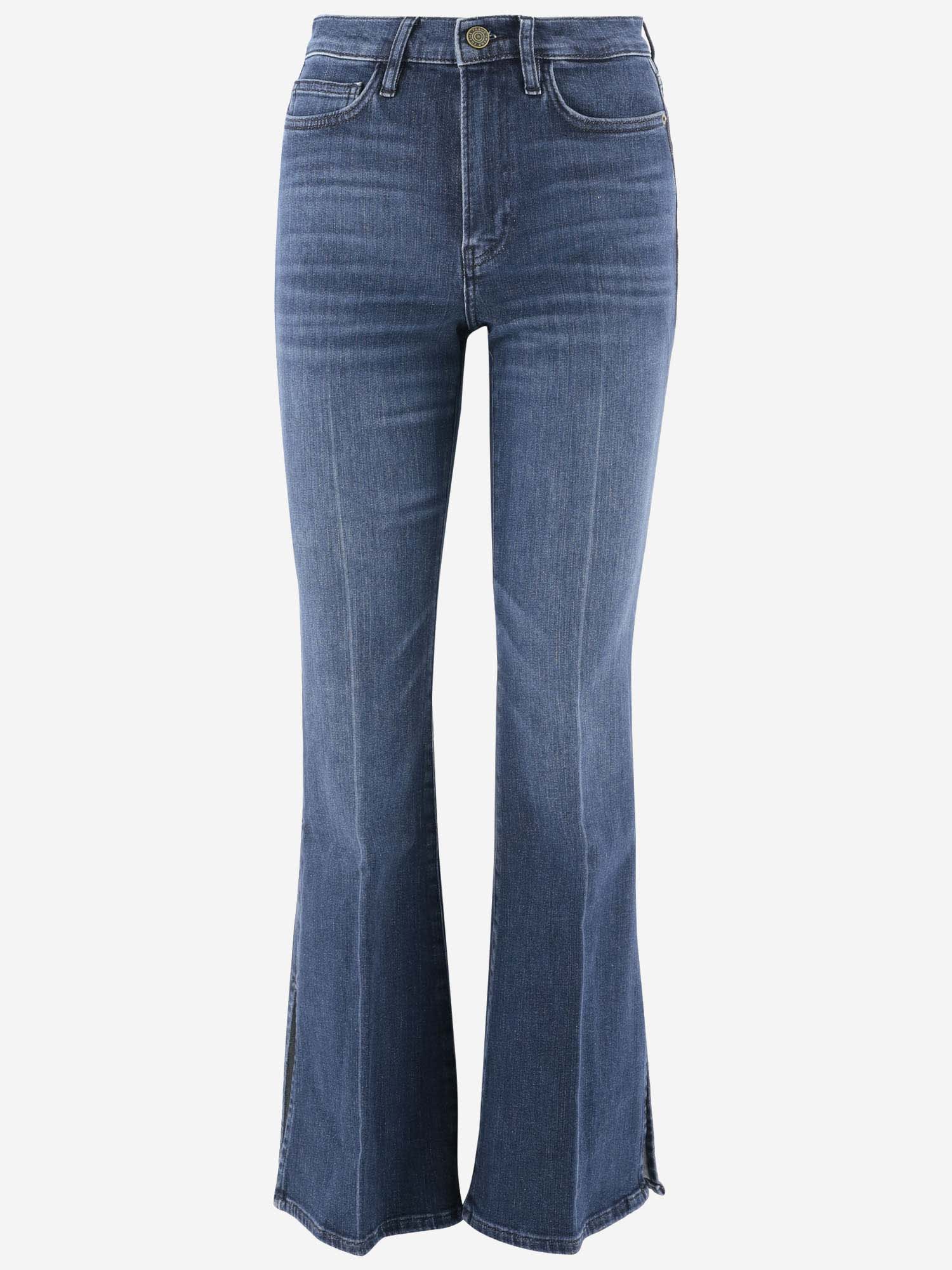 Shop Frame Le Easy Flare Stretch Denim Jeans