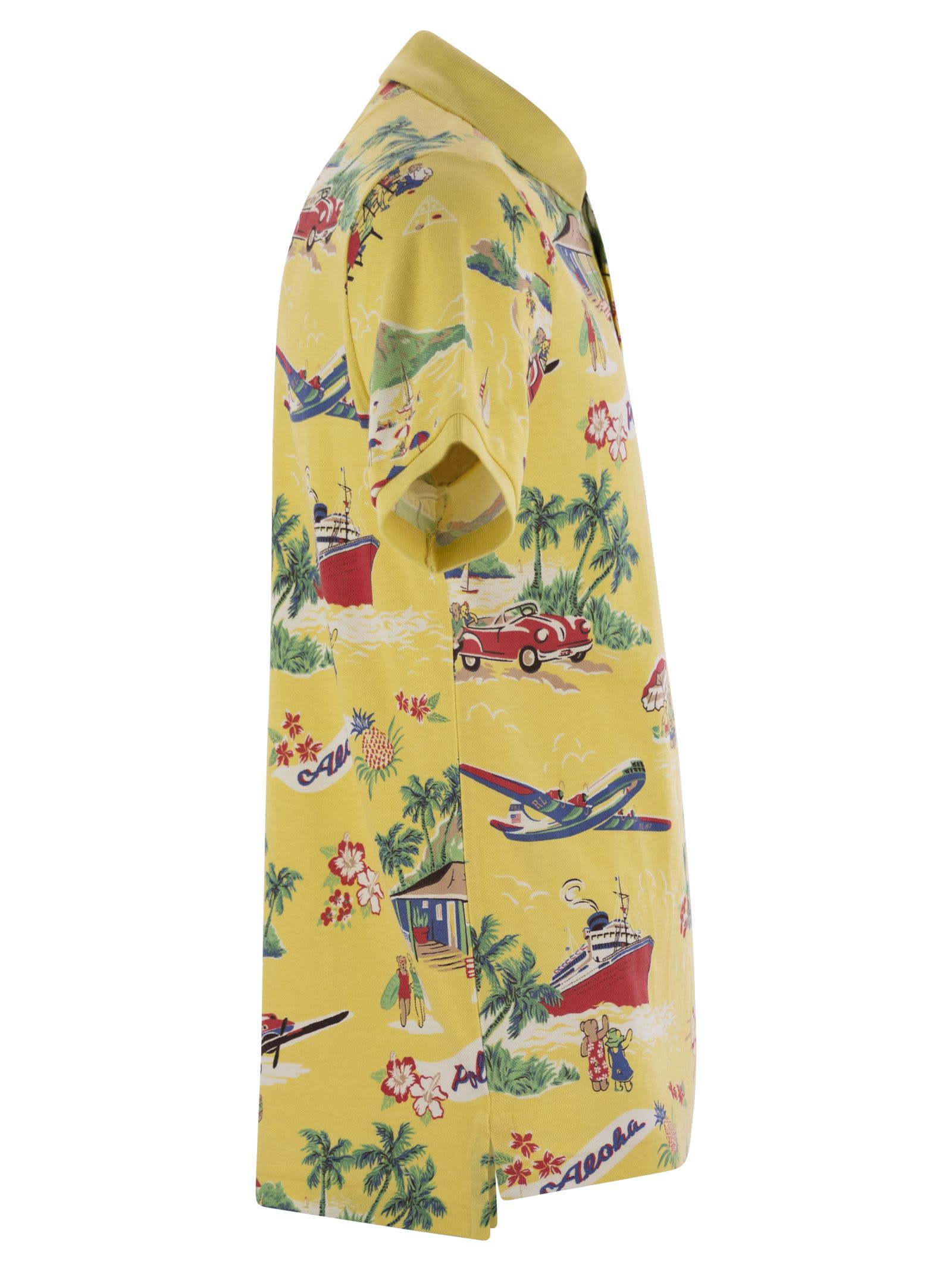Polo Ralph Lauren Polo À Motif In Yellow