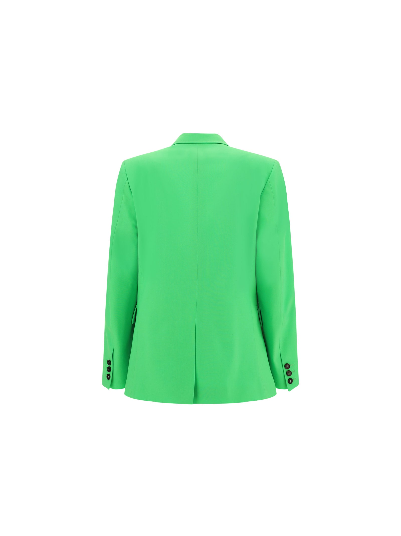 Shop Msgm Blazer Jacket In Green