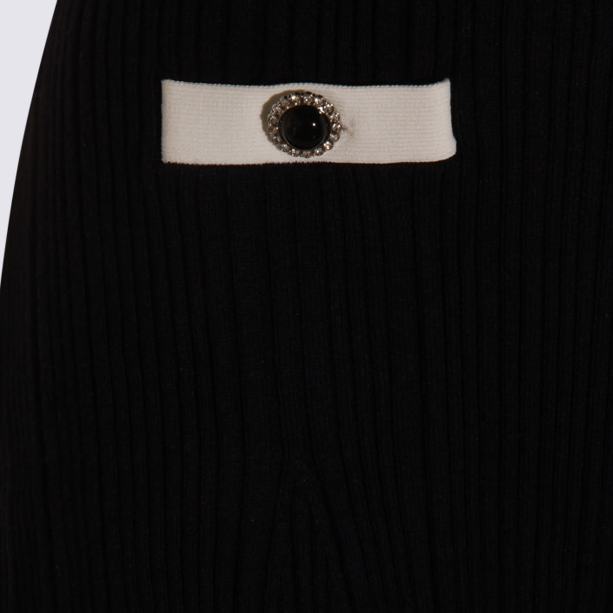 Self-portrait Collared Button-detail Mini Dress In Black