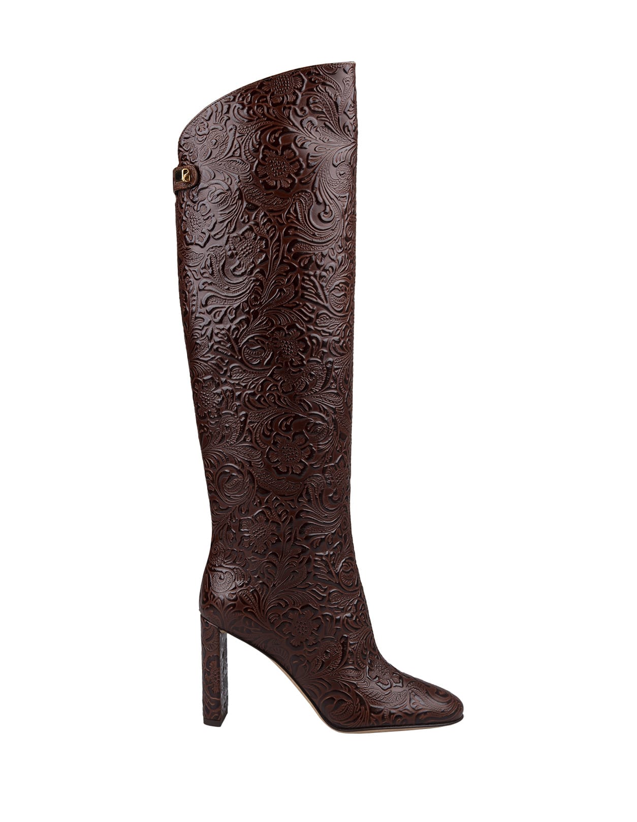 Adriana Borgia Boots In Brown Pecan Leather