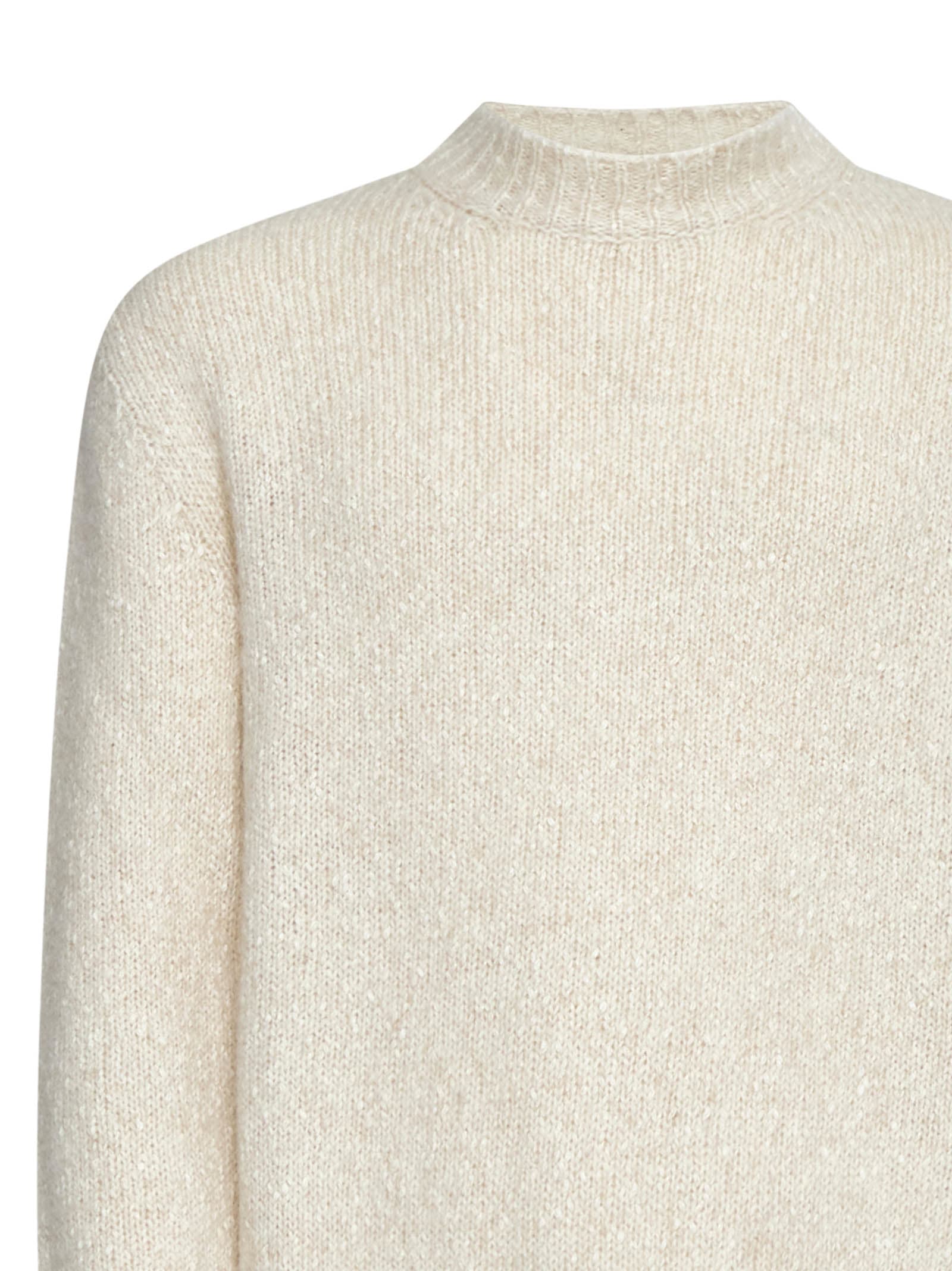 Shop Lardini Sweater In White