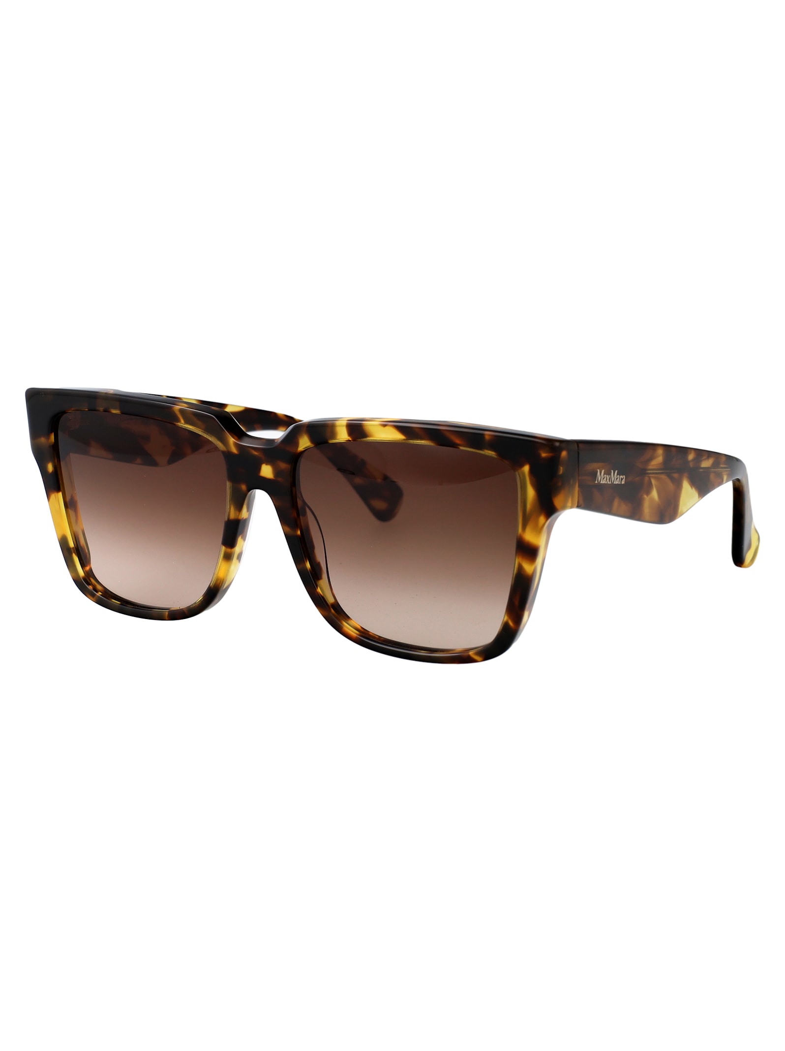 Max Mara Glimpse2 Sunglasses In Brown