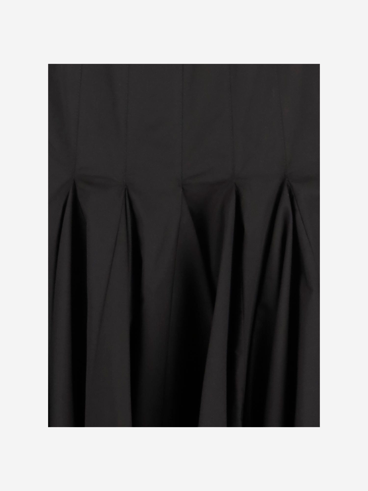 Jacquemus Agave Pleated Paneled Cotton-poplin Midi Dress