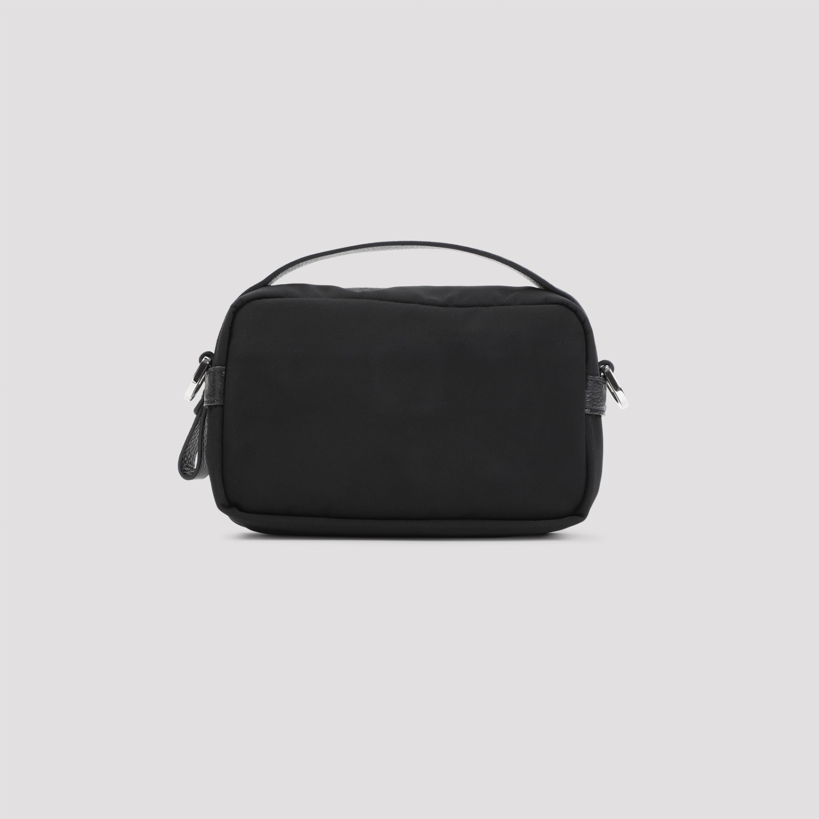 Shop Giorgio Armani Box Bag In Nero