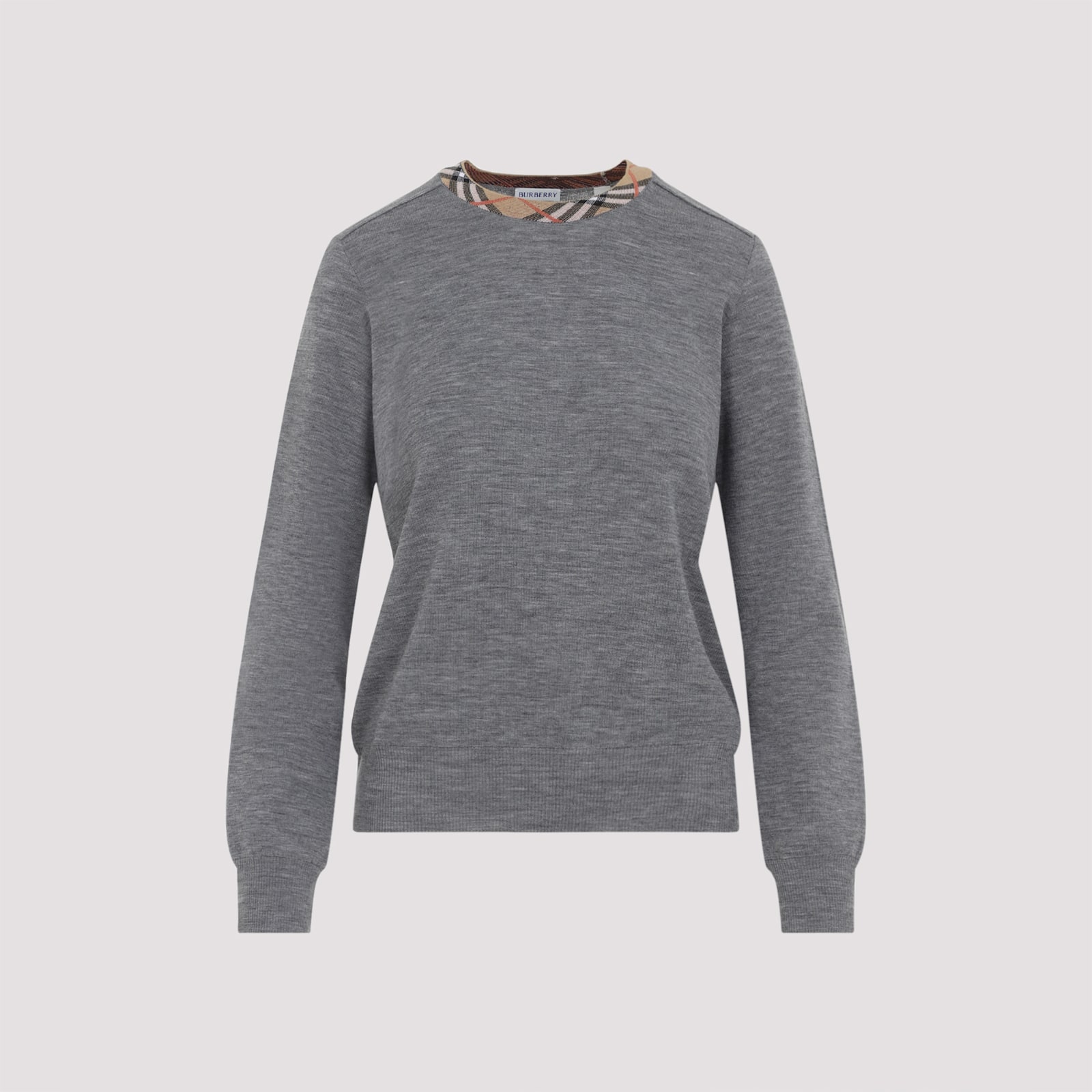 Burberry Sweater In Gray