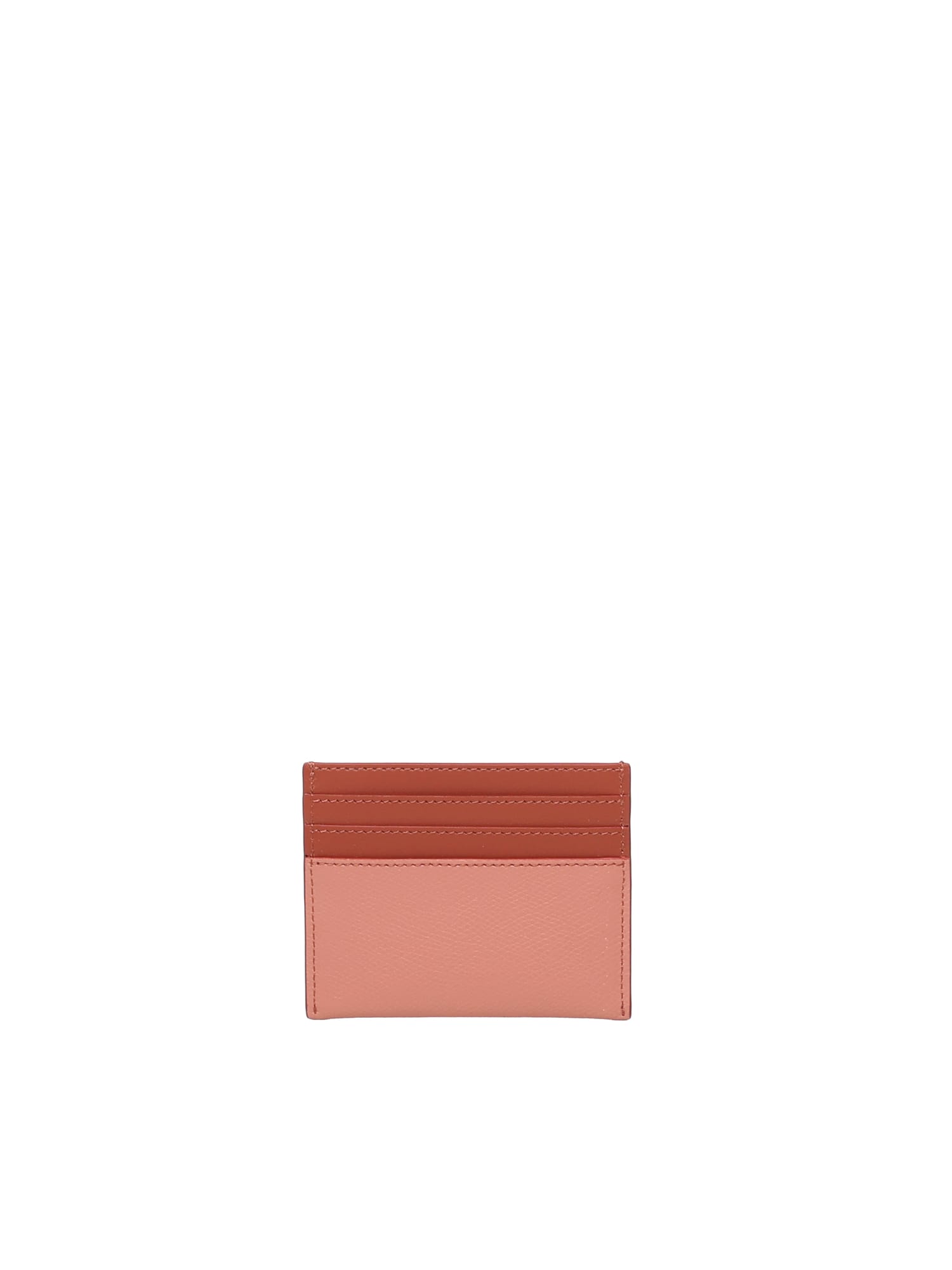 Fendi Ff Diamonds Card Holder In Brown