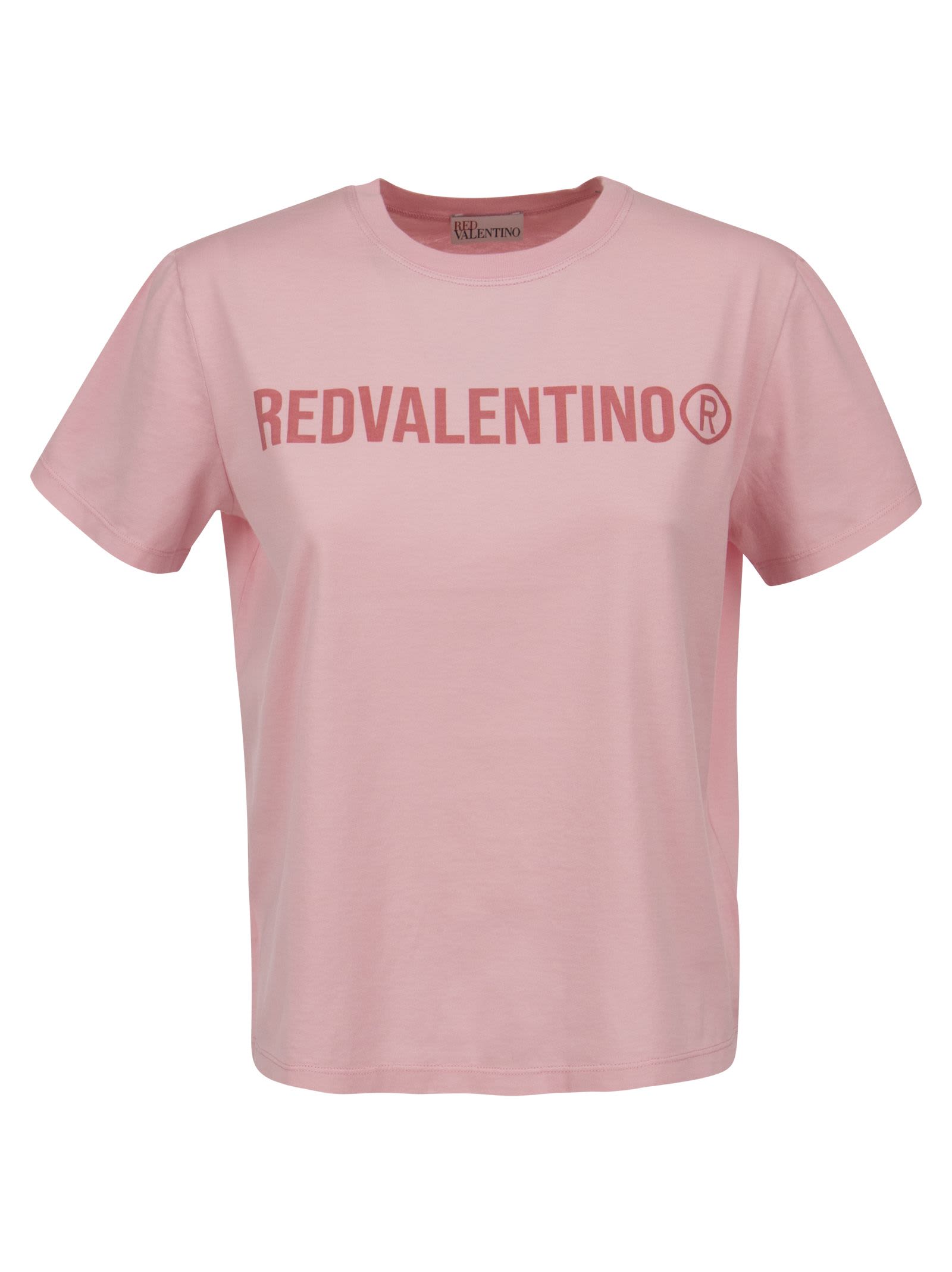 RED Valentino Cotton Jersey T-shirt With Logo