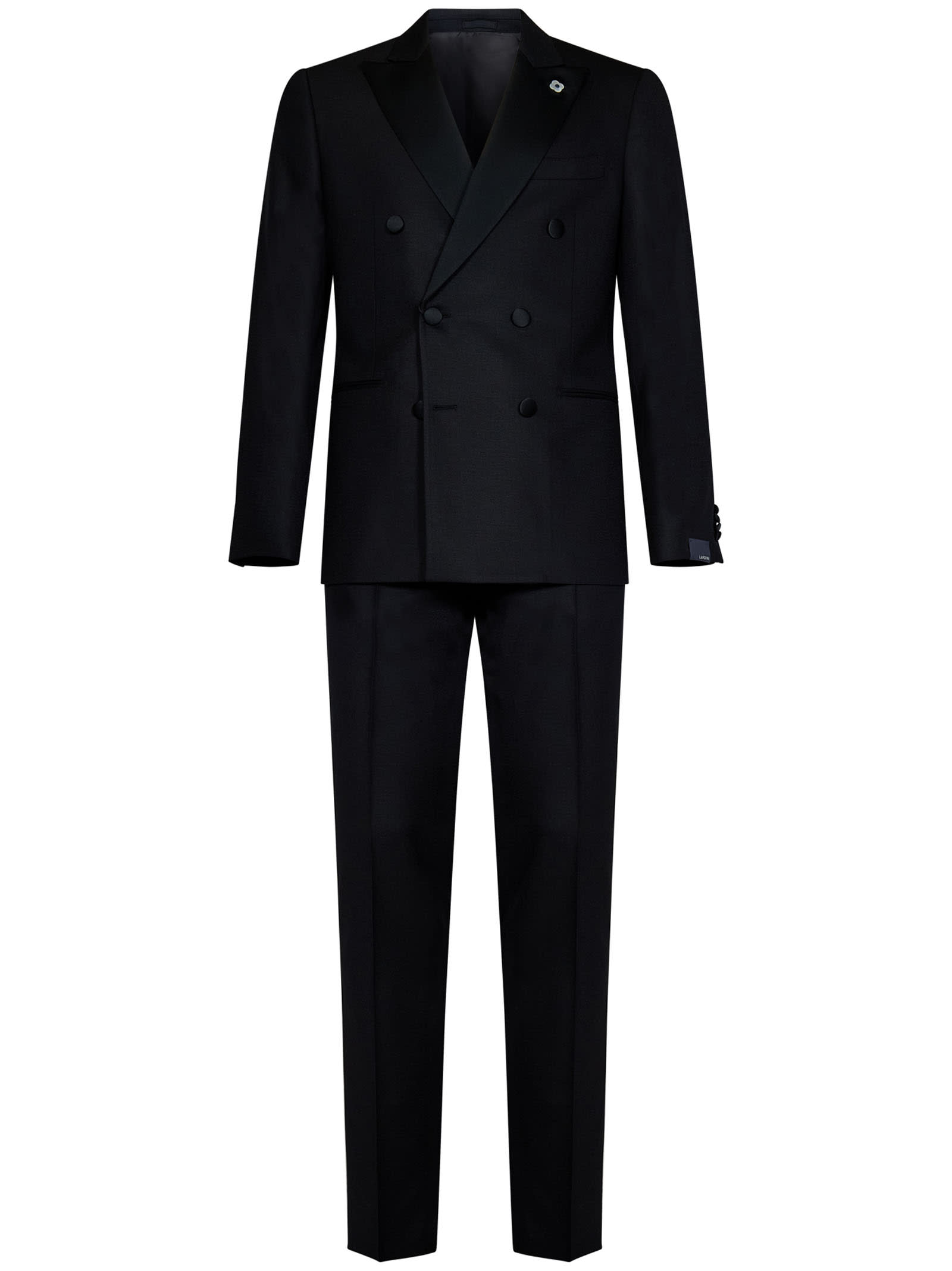 Shop Lardini Suit In Black