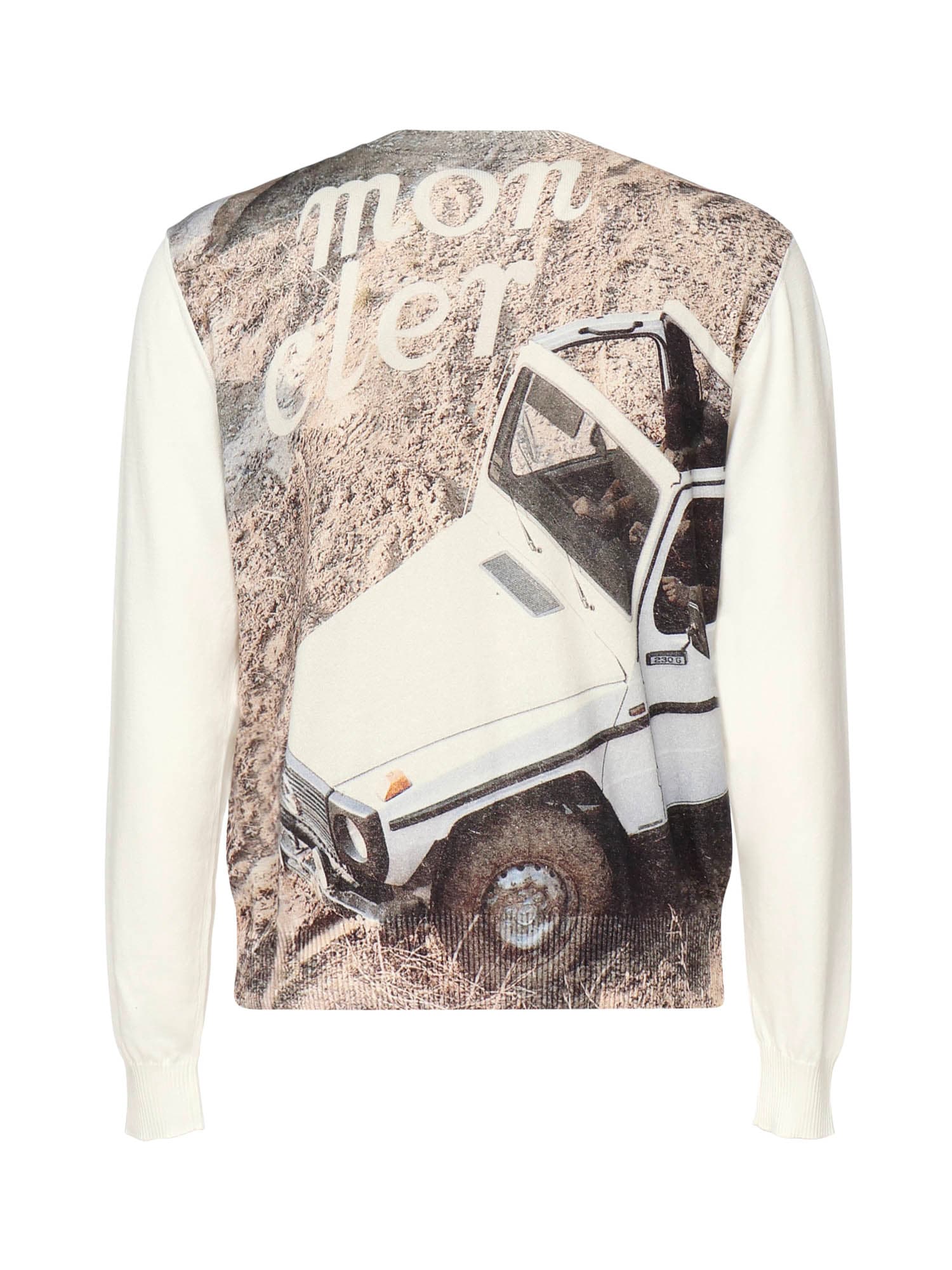 Moncler X Mercedes-benz By Nigo Logo Sweater In White