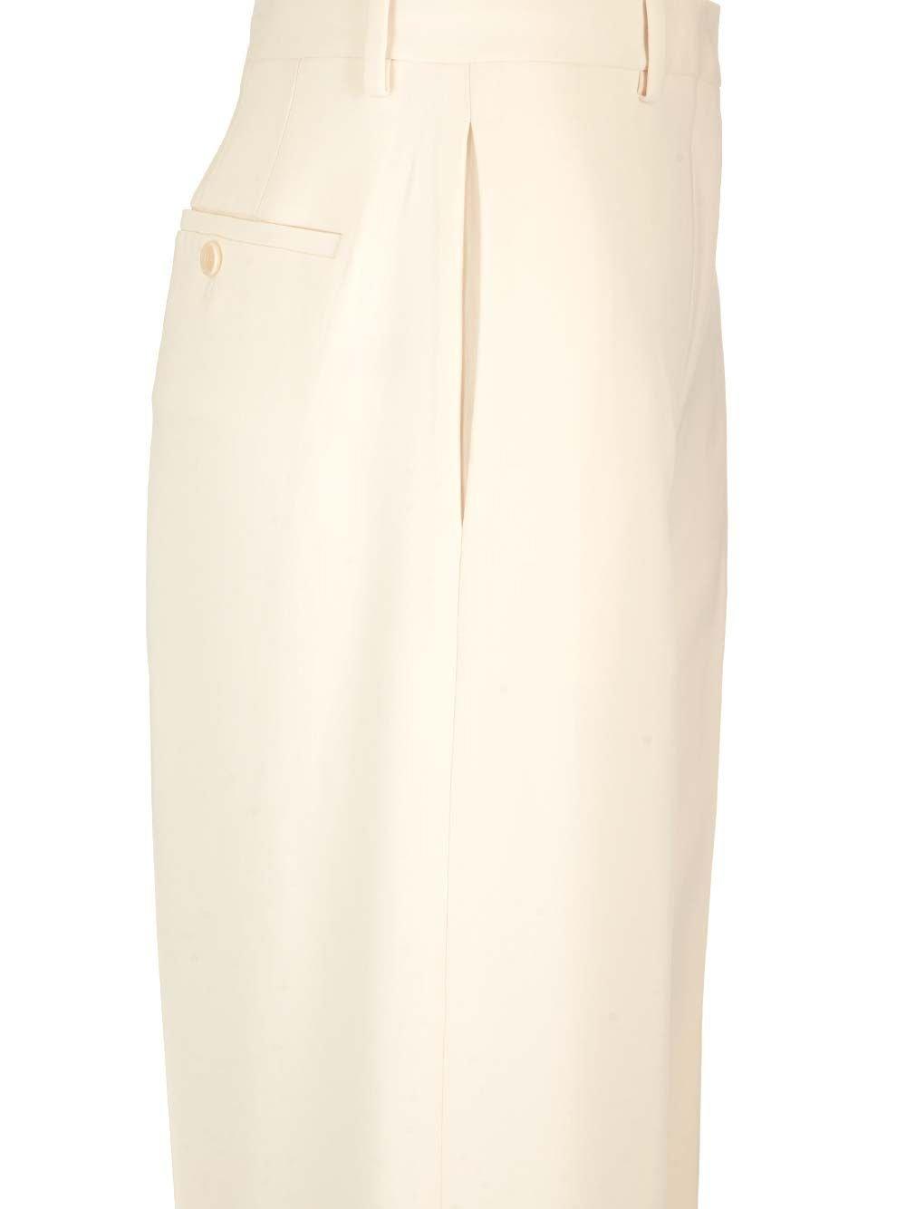 Theory Admiral Straight Trousers In Neutrals