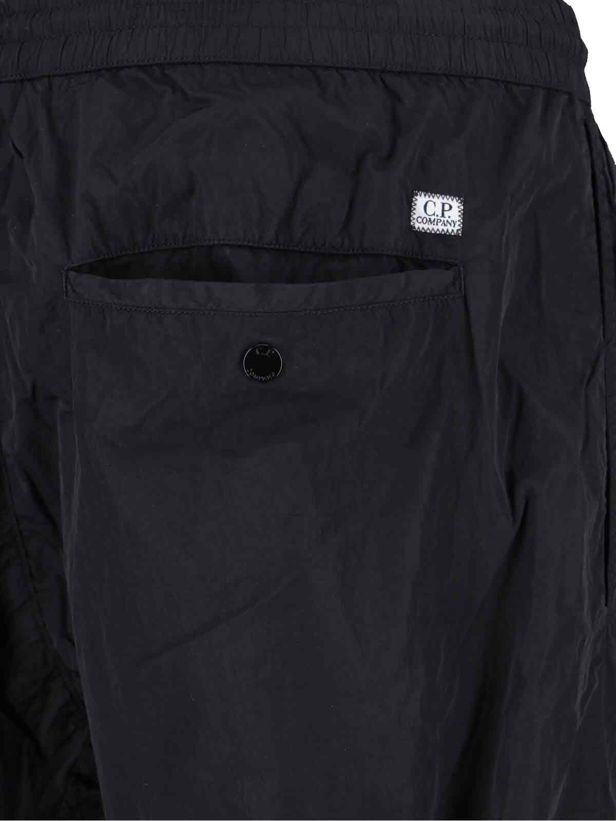 C.p. Company Straight Pants In Blue