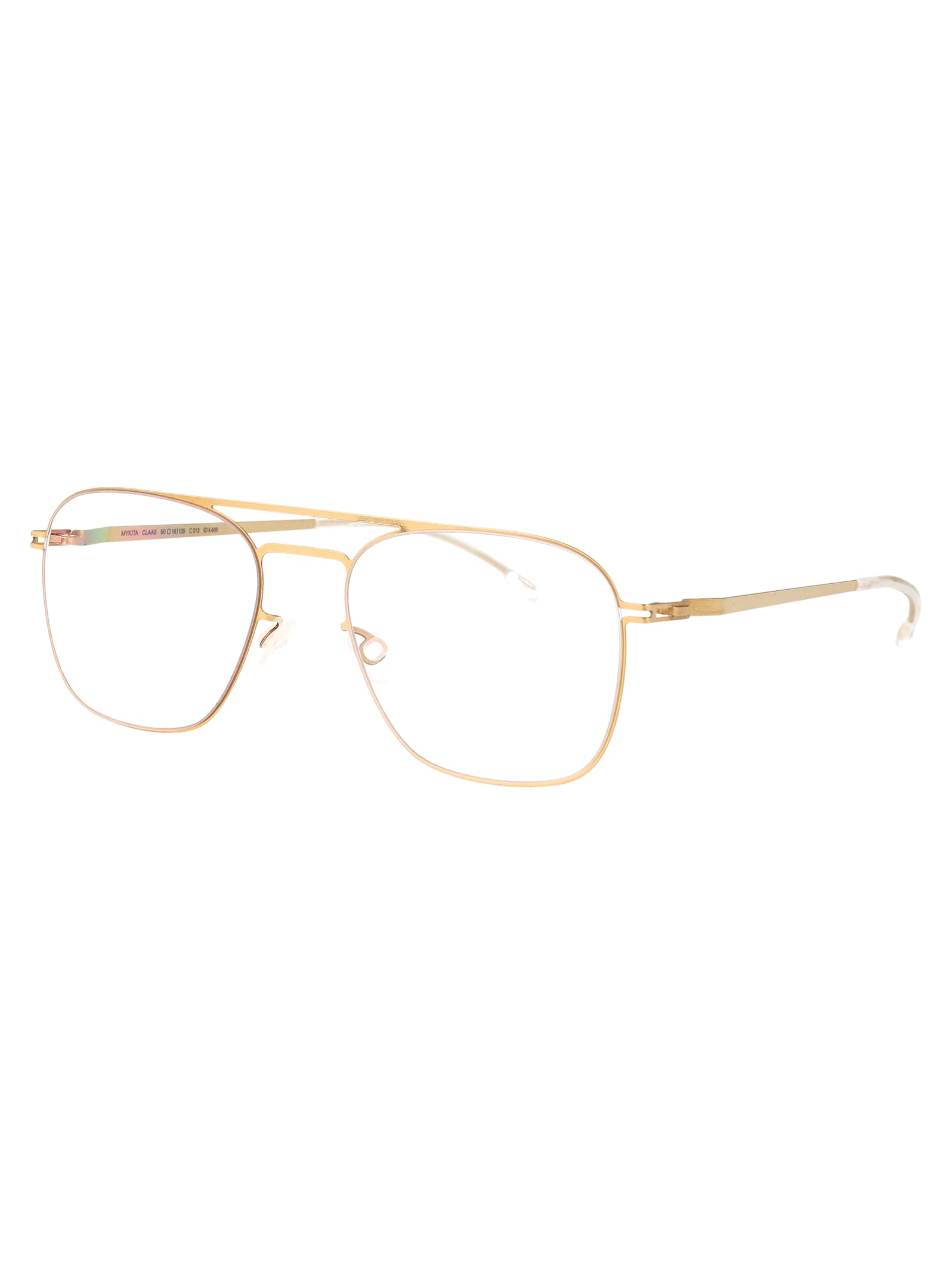 Mykita Glossy Gold Steel Glasses In Gold