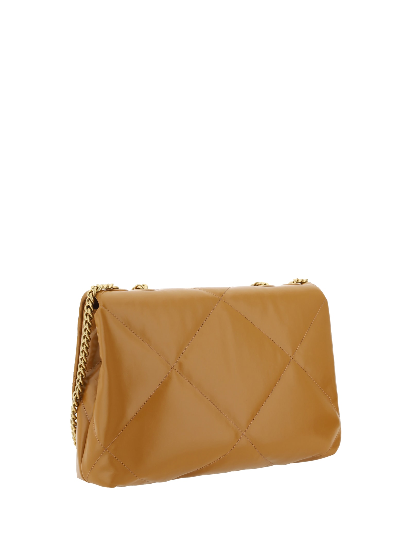 Shop Tory Burch Kira Diamond Shoulder Bag In Tan