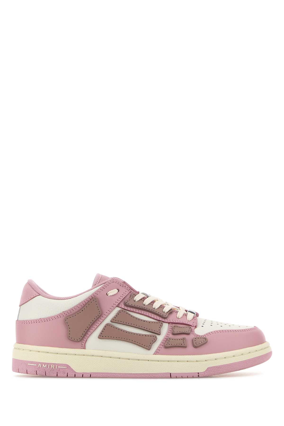 Two-tone Leather Skel Sneakers