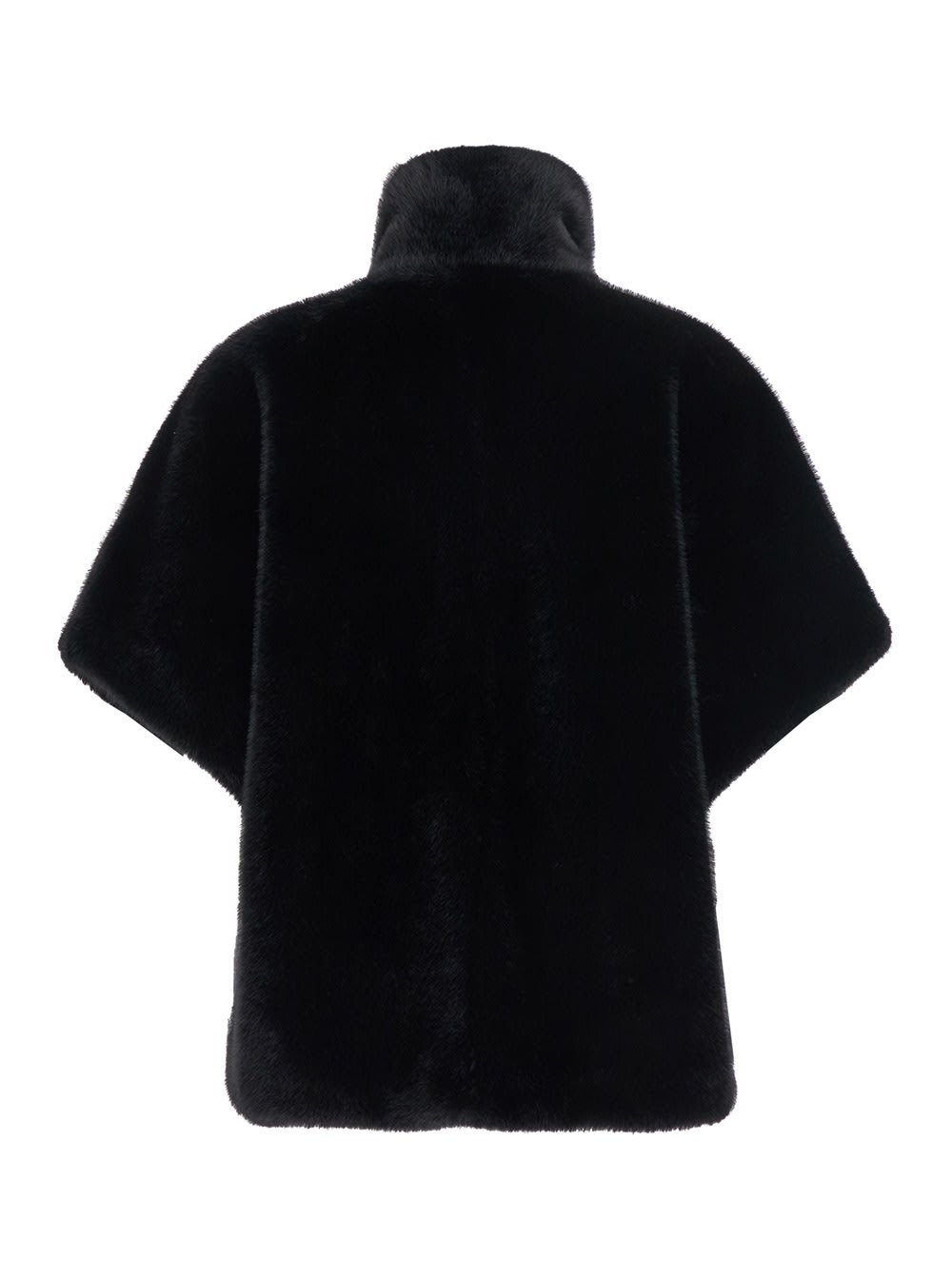 Pinko Comodino Cappa Similpelliccia In Black