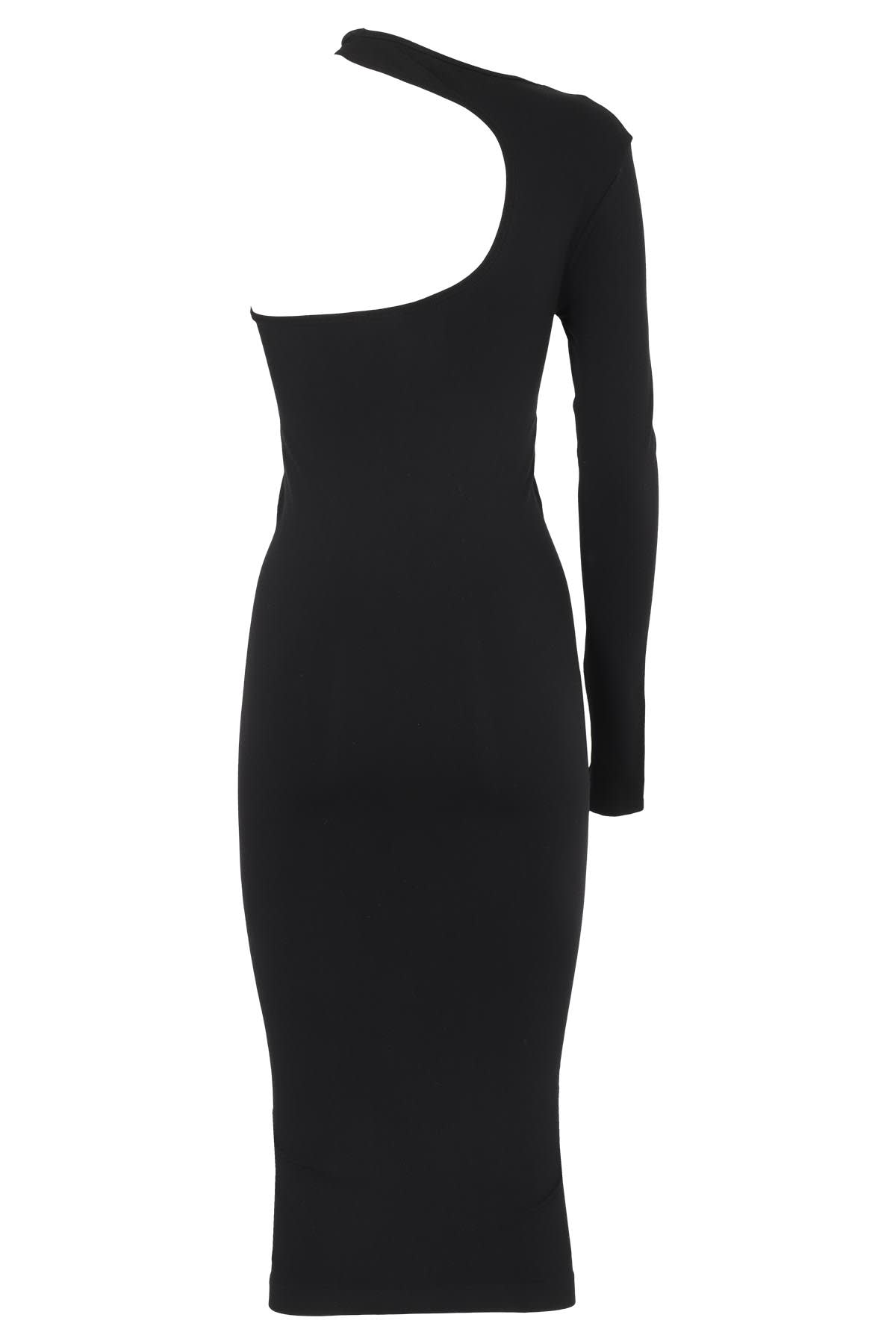 Shop Helmut Lang Cutout Seamles In Nero