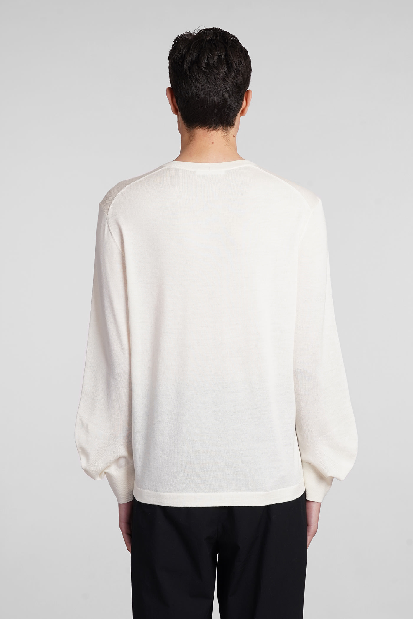 Shop Helmut Lang Knitwear In Beige Wool