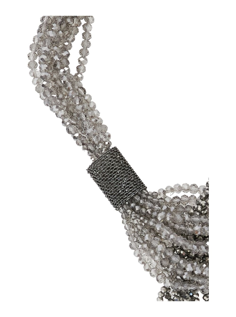 Antonelli Grey Ismaele Necklace In Silver