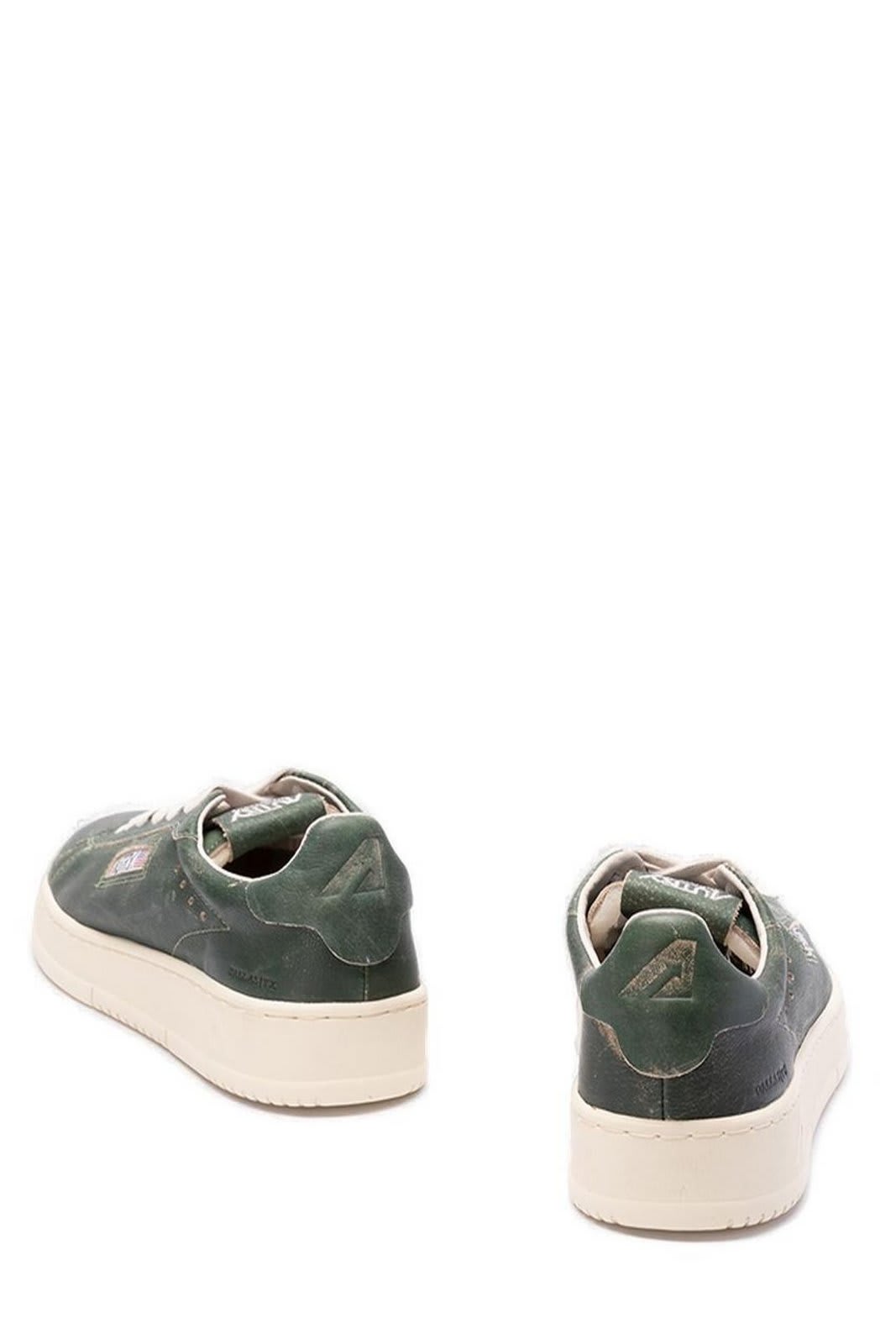 Autry Dallas Leather Sneakers In Verde