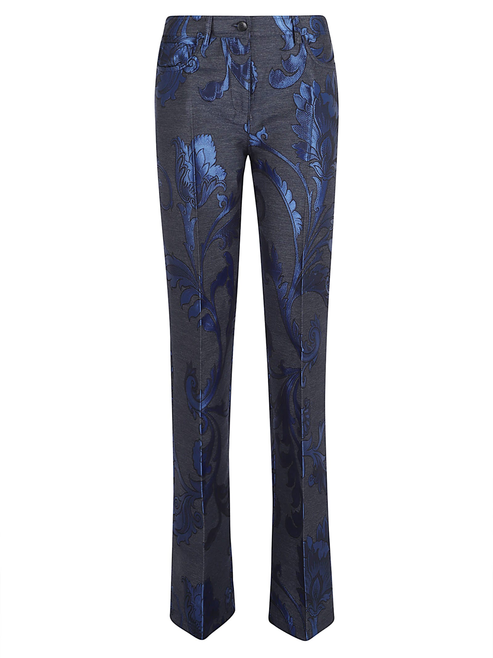 Etro Belt Loop Track Pants In Blue
