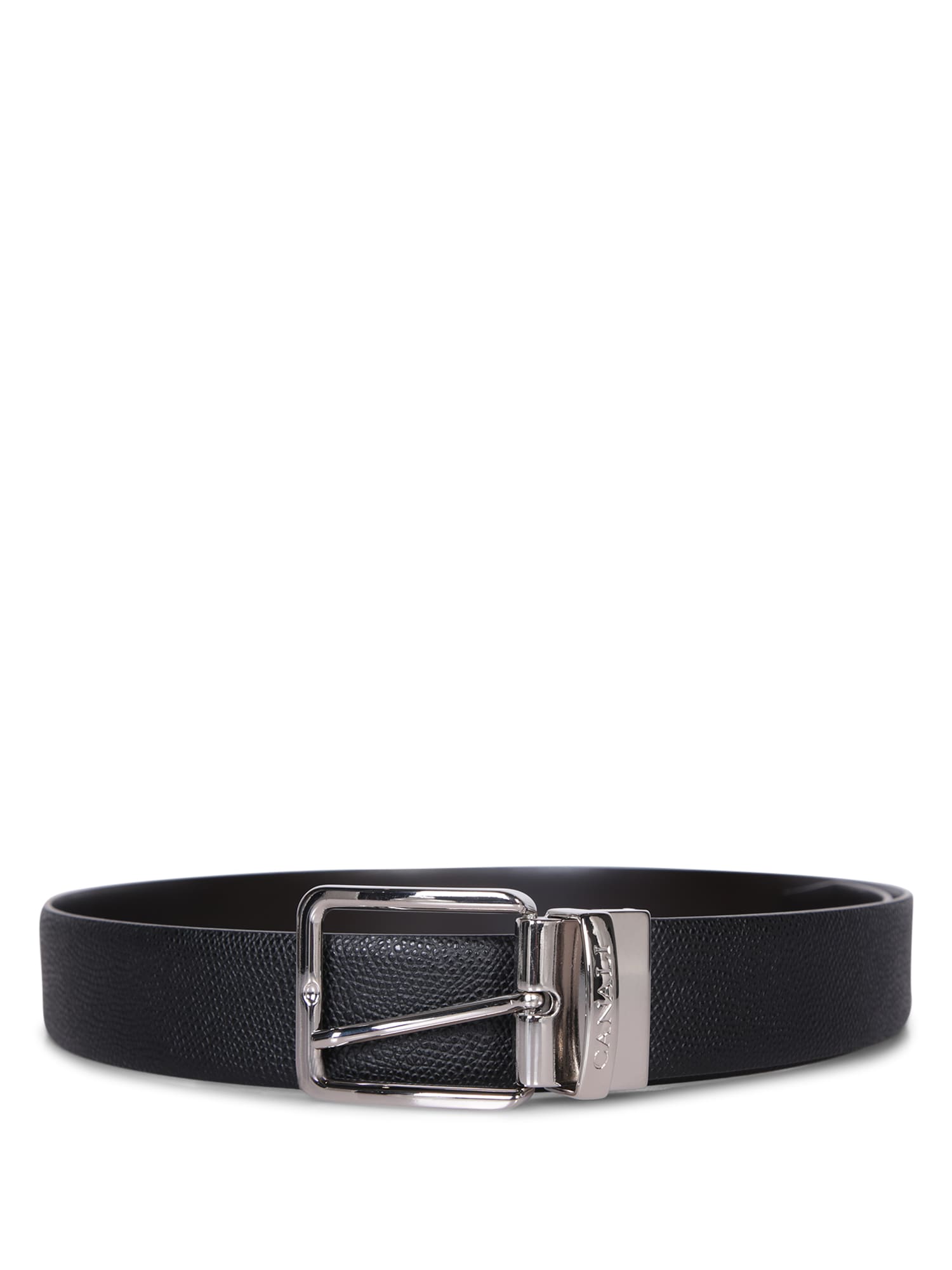 Belt With Grained Texture