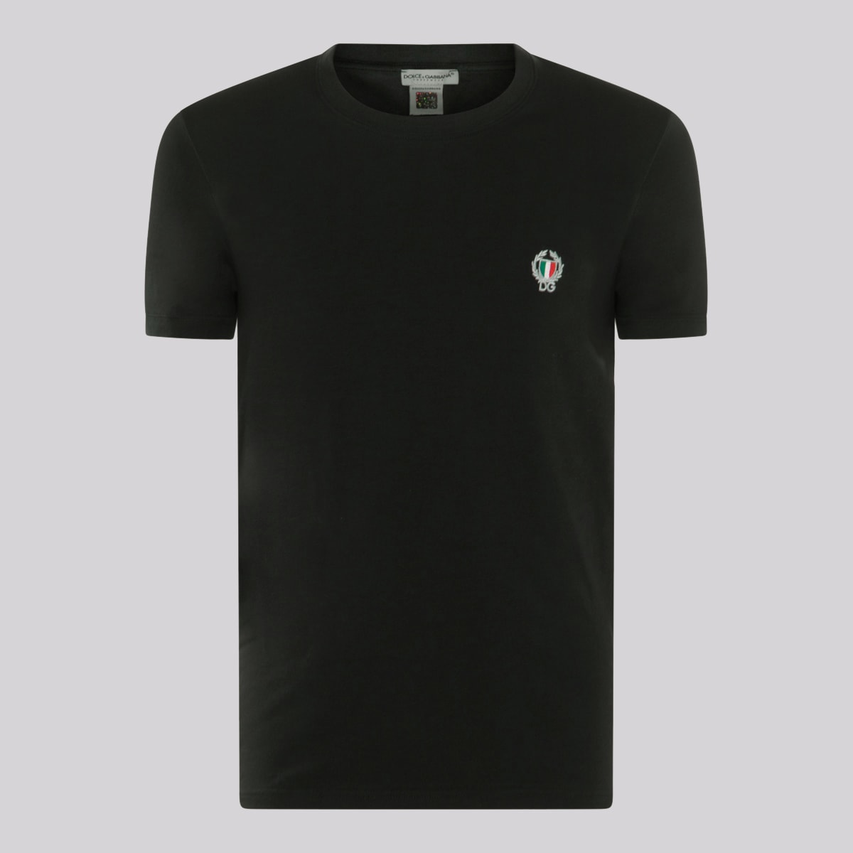 Dolce & Gabbana Black Cotton Blend T-shirt
