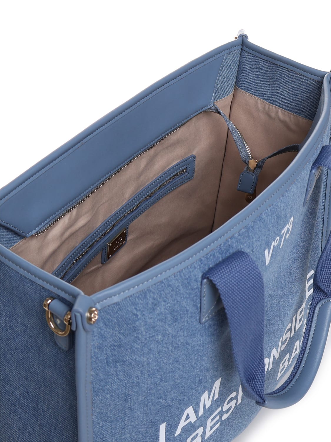 V73 RESPONSIBILITY COTTON TOTE BAG