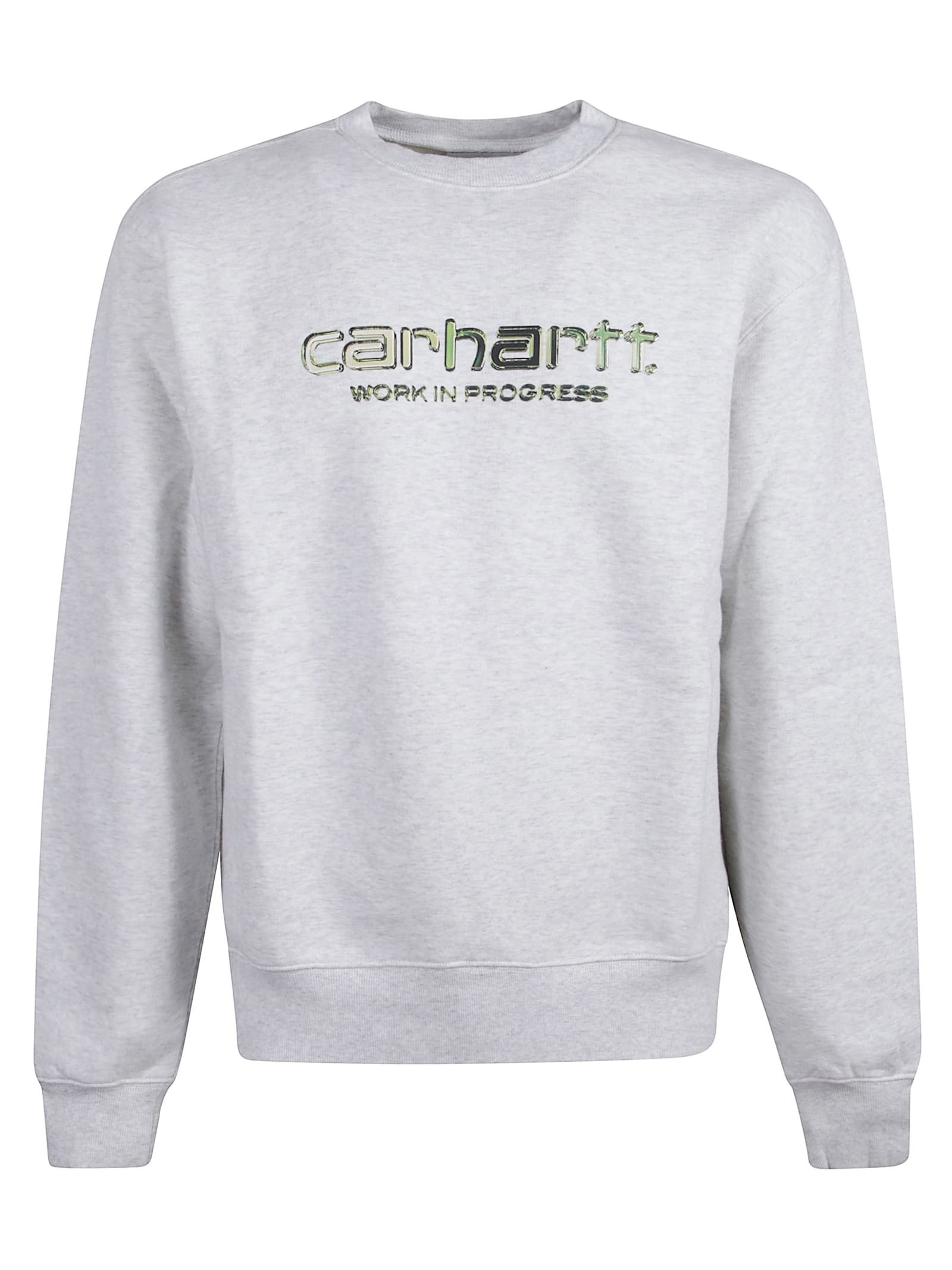 Carhartt Solar Chrome Sweatshirt In Gray