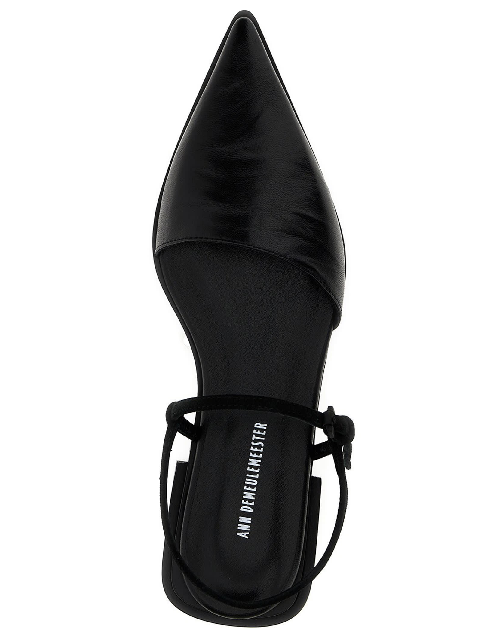 Shop Ann Demeulemeester Barb Mules In Black