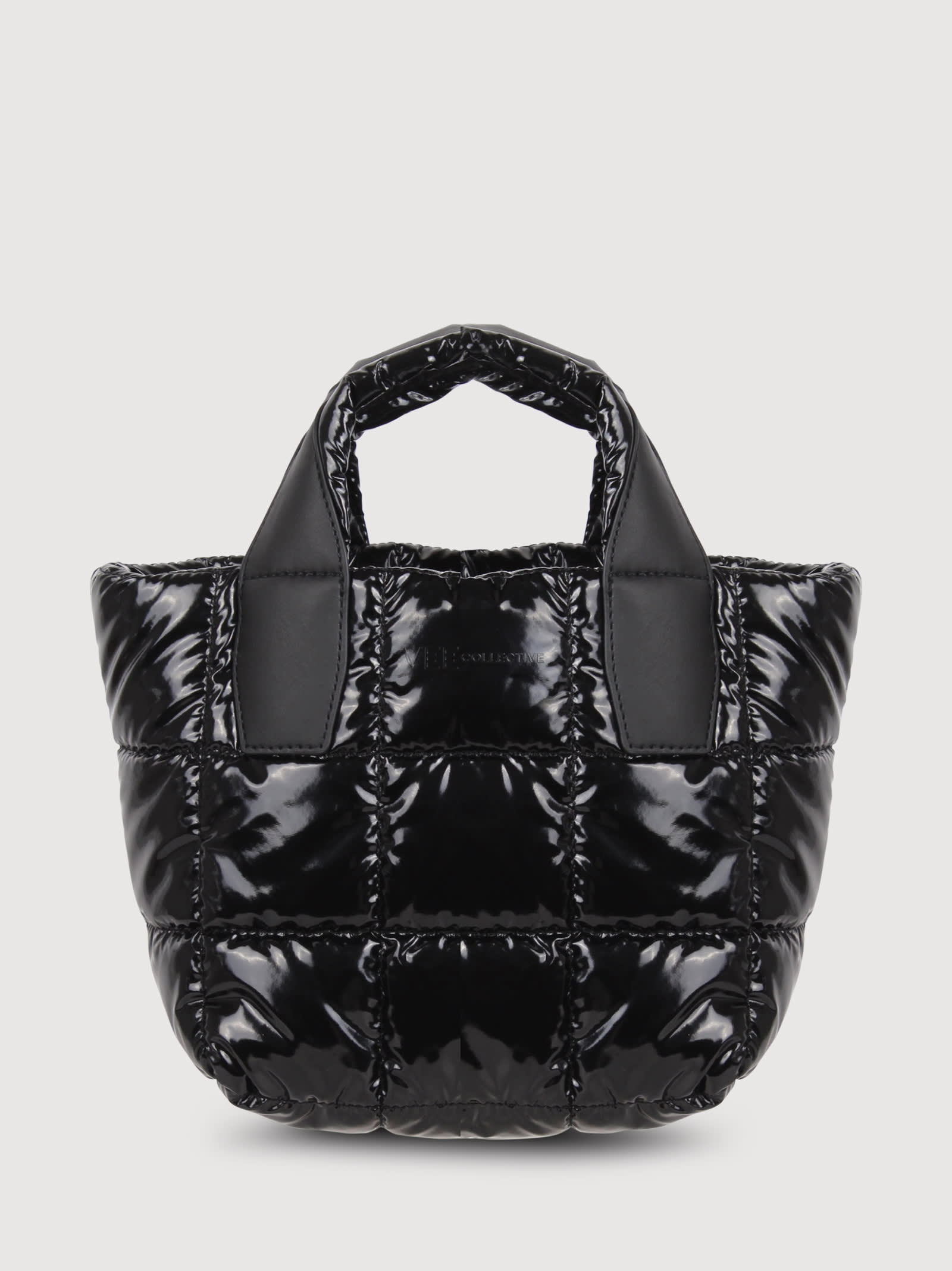 Vee Collective Tote Porter Mini In Black Vinyl