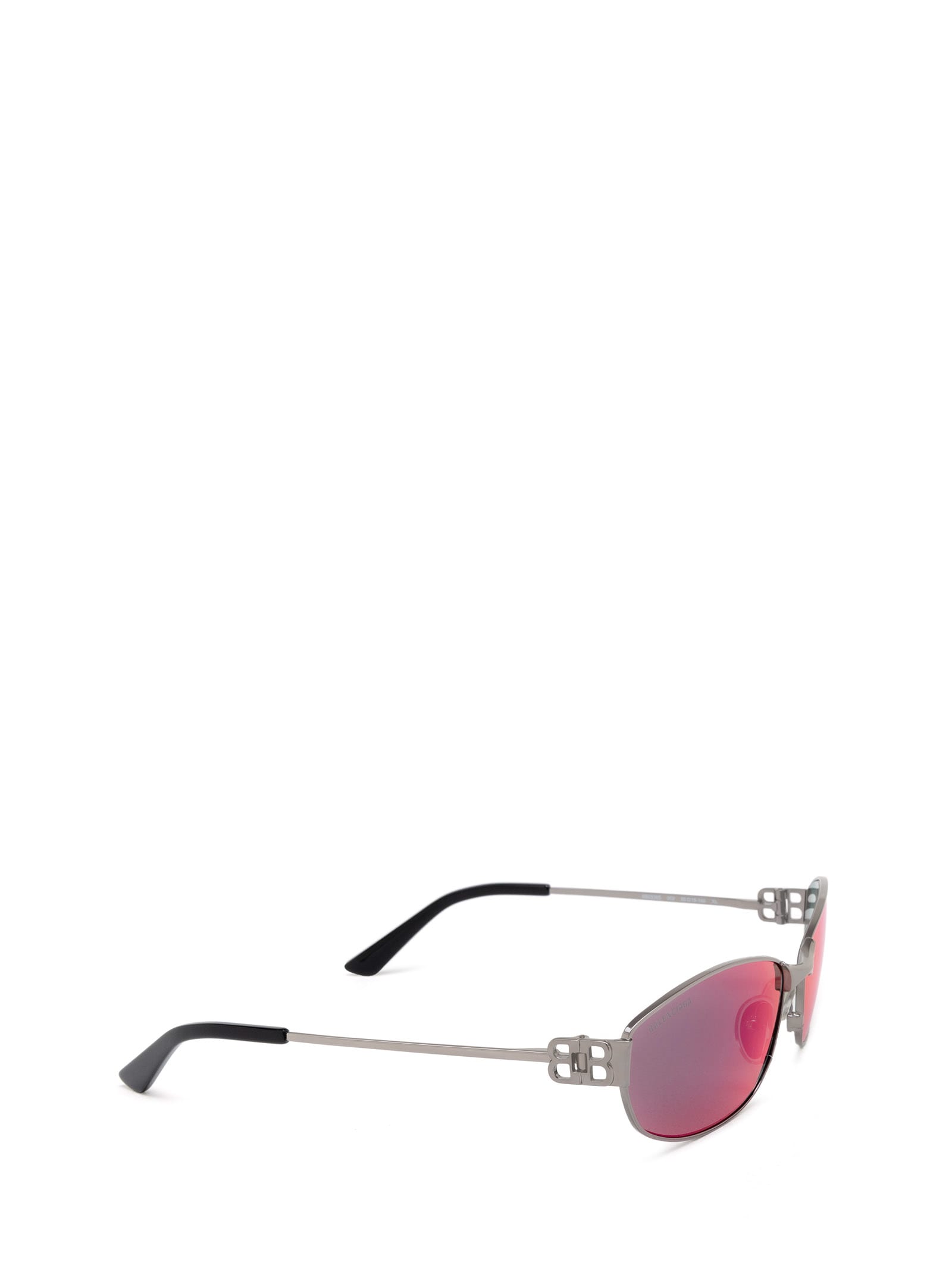 Shop Balenciaga Bb0336s Ruthenium Sunglasses
