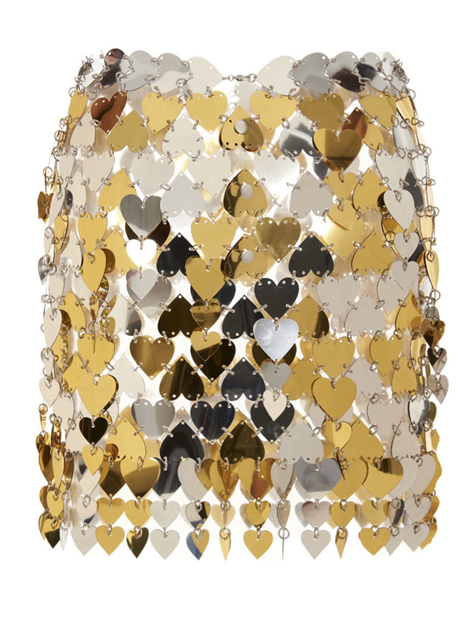 RABANNE HEART SEQUIN SKIRT