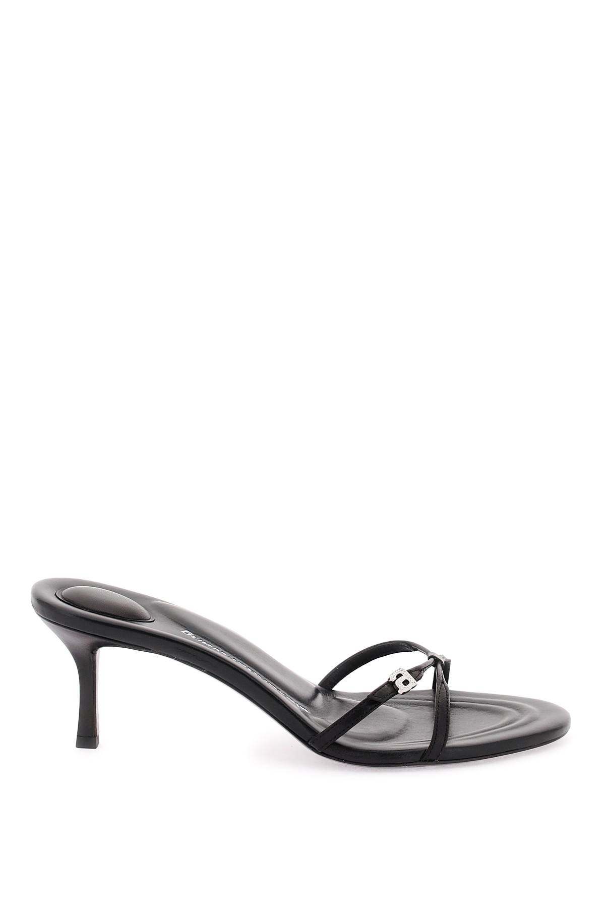 Shop Alexander Wang Lucienne Leather Mules In Black (black)