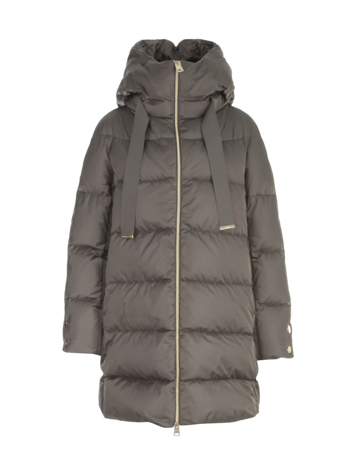 Herno Hooded Padded Jacket W/satin Details