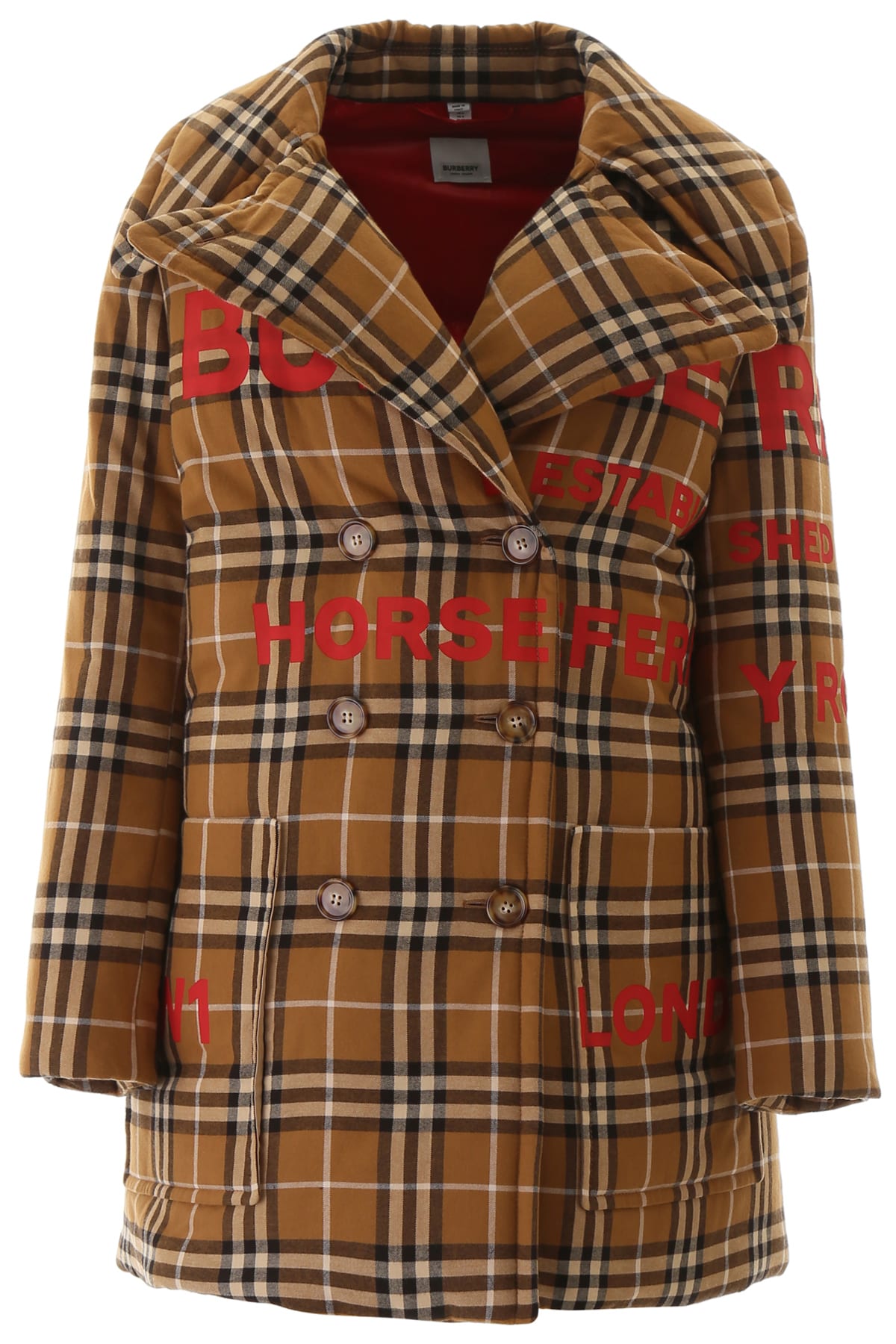 burberry tartan coat