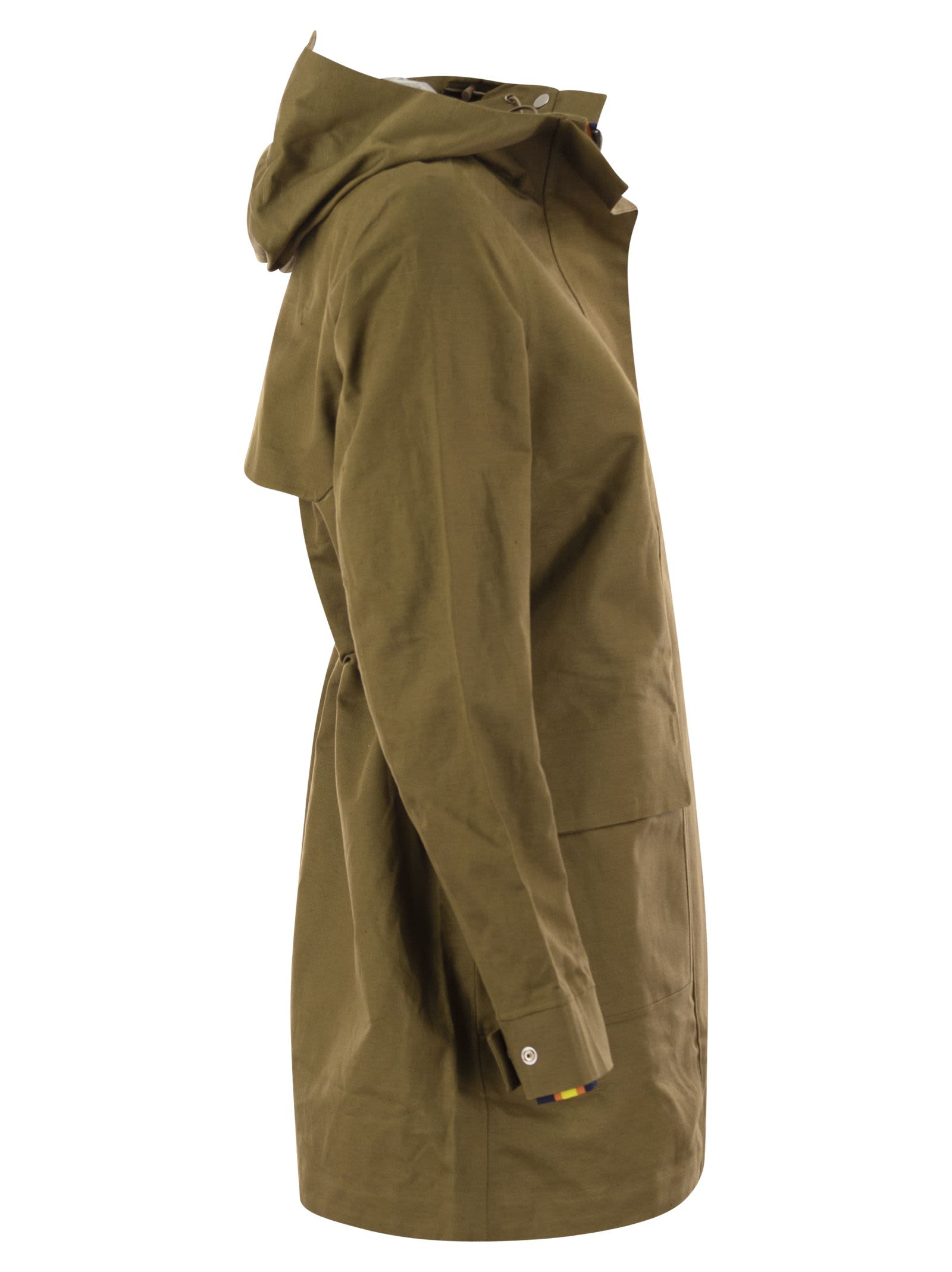 Shop K-way Thersa - Hooded Jacket In Brown