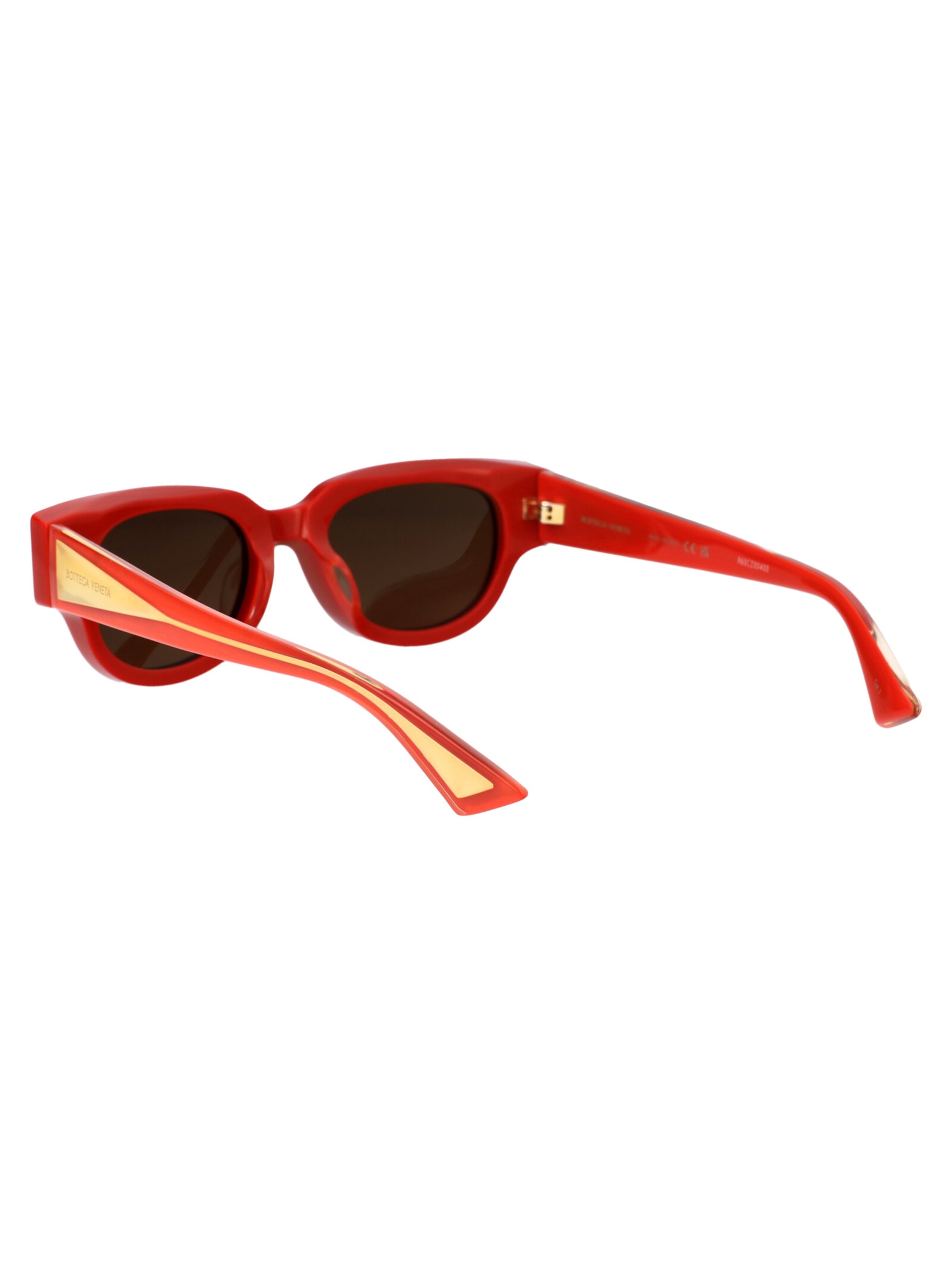 サングラス BOTTEGA VENETA Woman Sunglasses Orange BV1278SA 004 Bottega Veneta Sunglasses BV1278SA 004 Shiny Orange - eye-oo.com