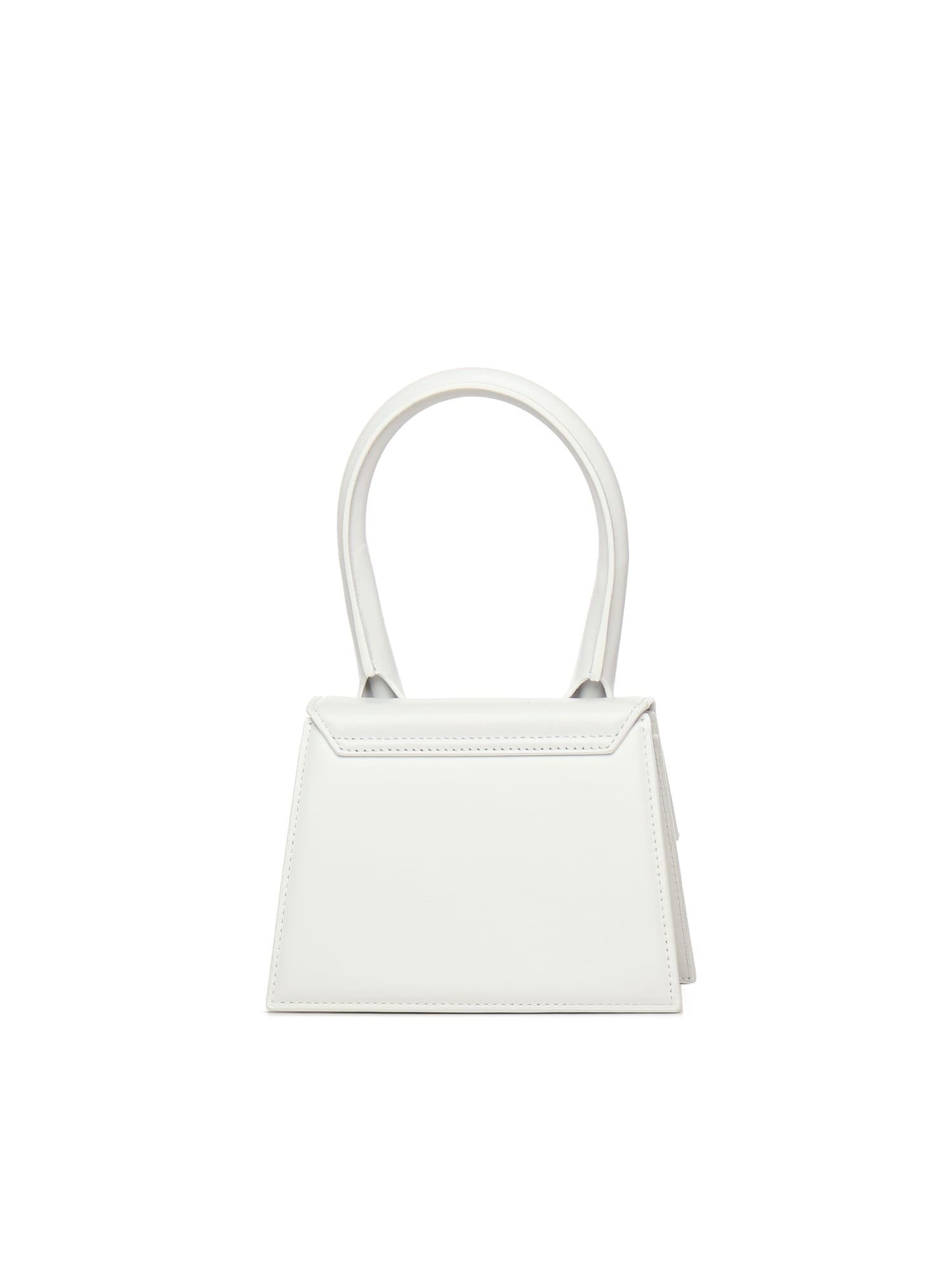 Jacquemus Women Le Chiquito Moyen Leather Bag In White