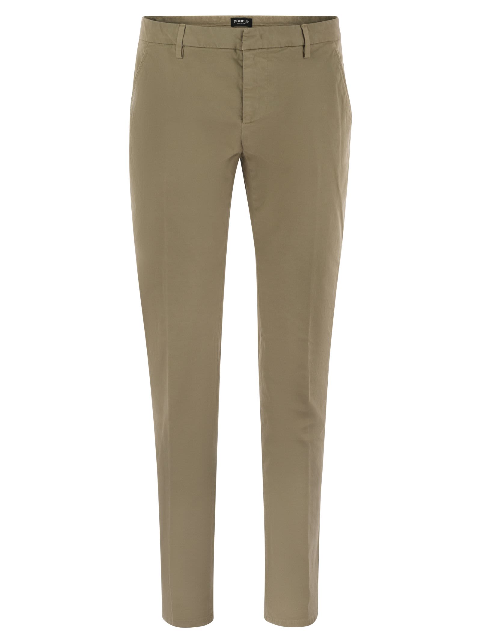 Dondup Gaubert Trousers In Cotton In Honey