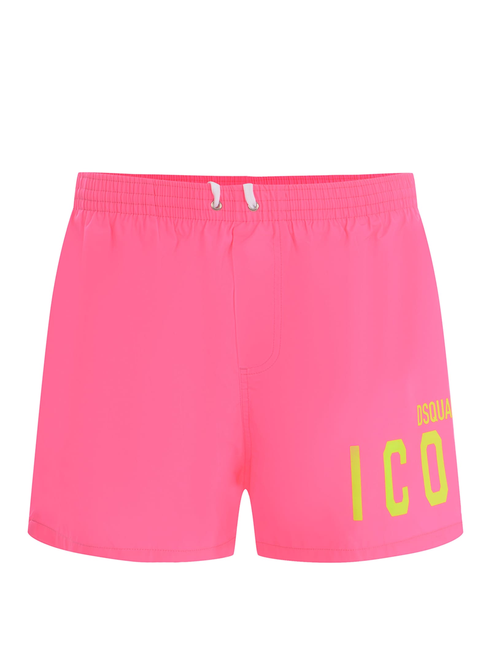 Shop Dsquared2 Swimsuit  Icon In Nylon In Pink