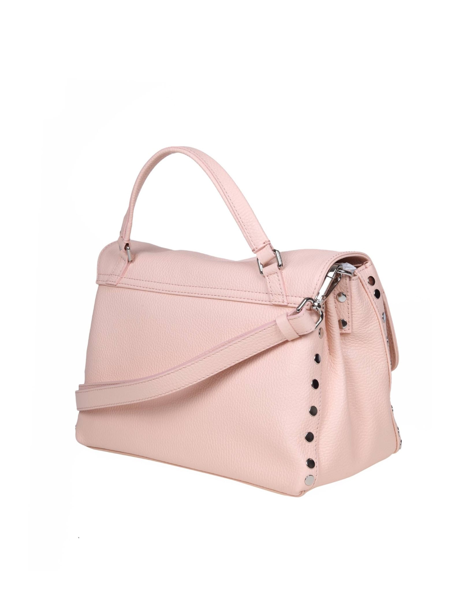 Shop Zanellato Daily Day S In White Pink Leather In Rose