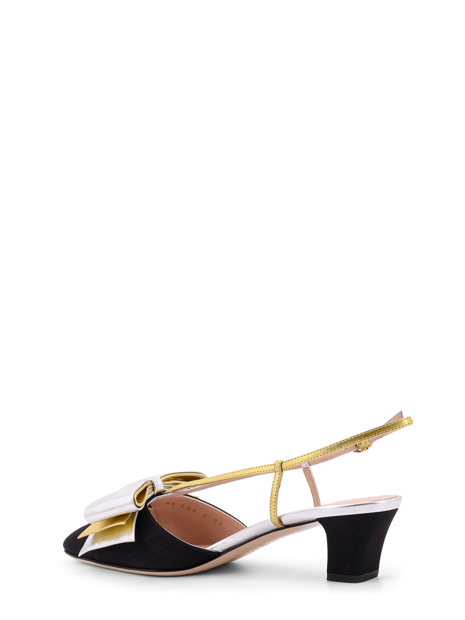Valentino Bowow T. 45 Mid Heel Pumps In Black