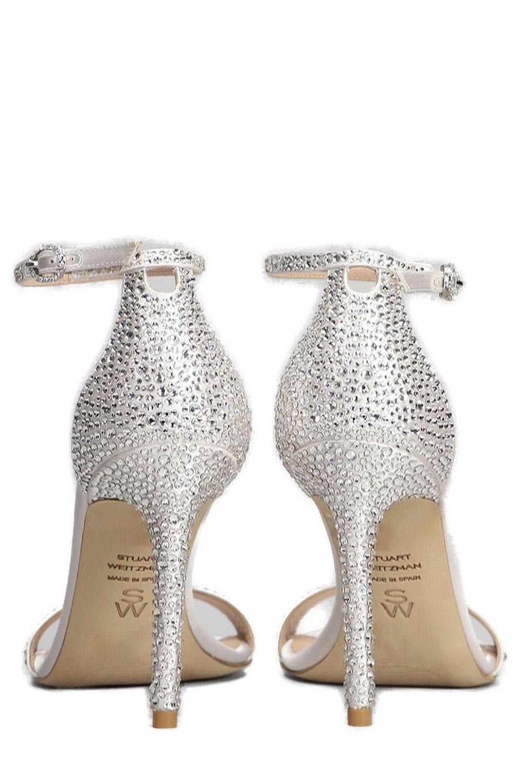 Stuart Weitzman Nudist Shine Sandals