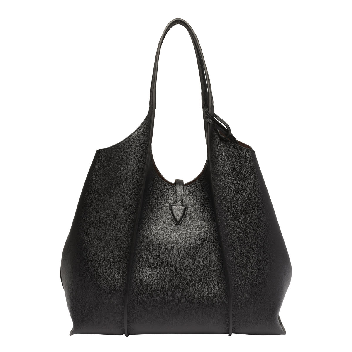 Shop Tod's Timeless Leather Hobo Bag In Nero