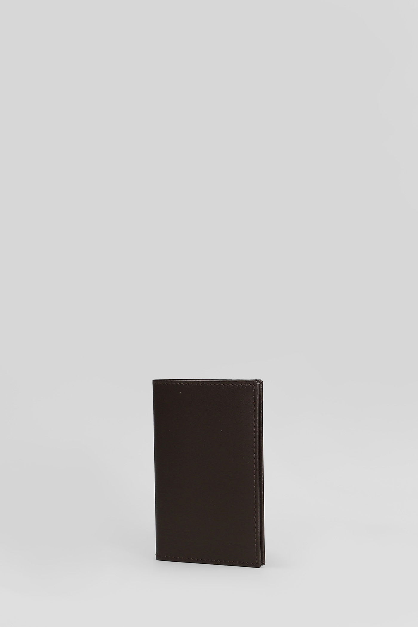 Comme Des Garçons Wallet In Brown Leather In Brown