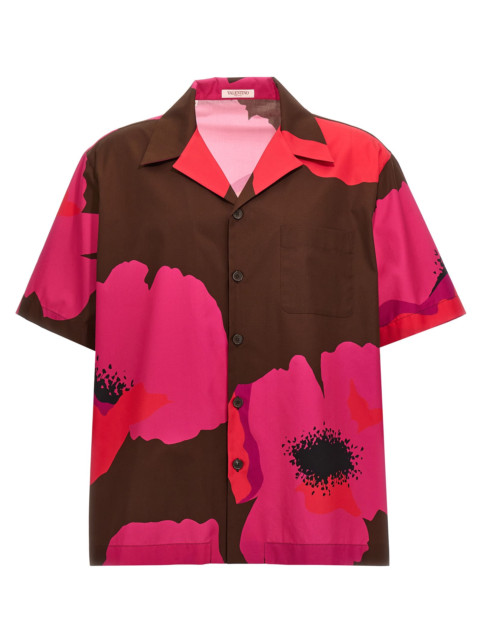 Shop Valentino Floral Print Shirt In Multicolor